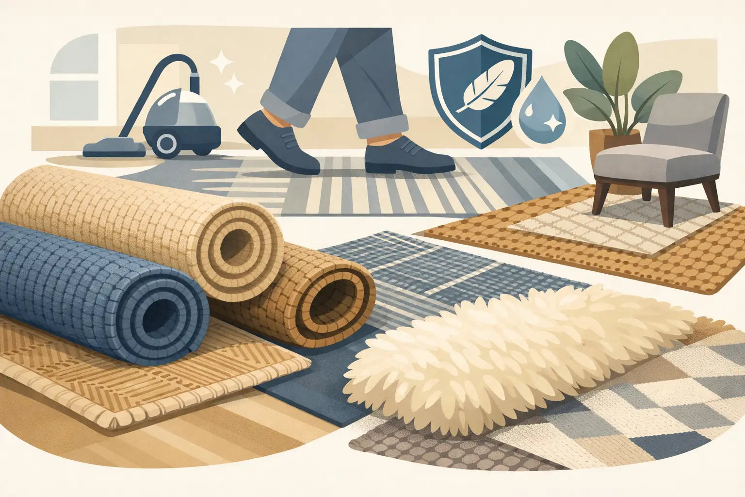 High Traffic Rug Materials That Work Hard