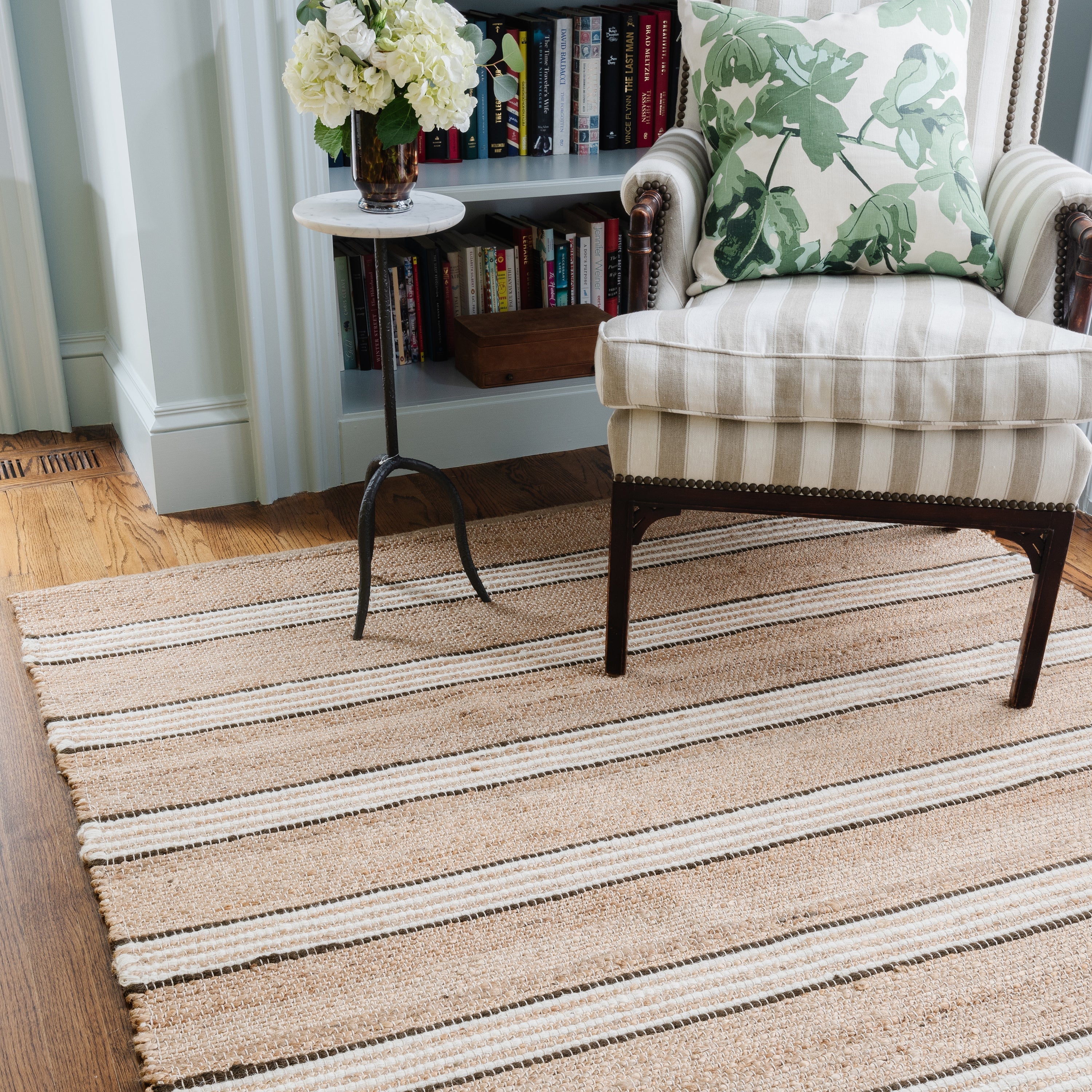 Chestnut CIS-1 (Stripe) Brown Area Rug
