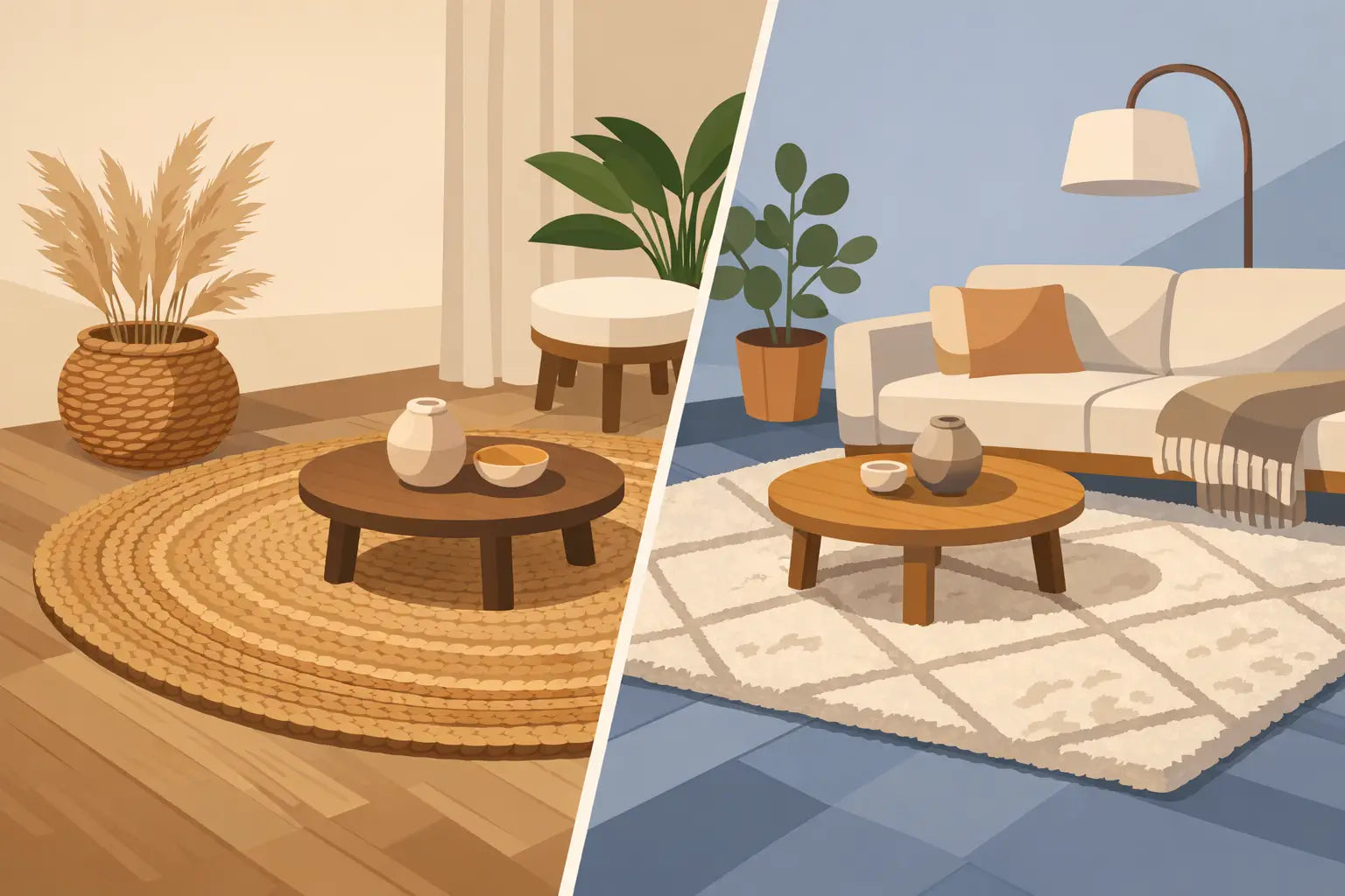 Jute vs Wool Rugs: Which One Fits Your Home?