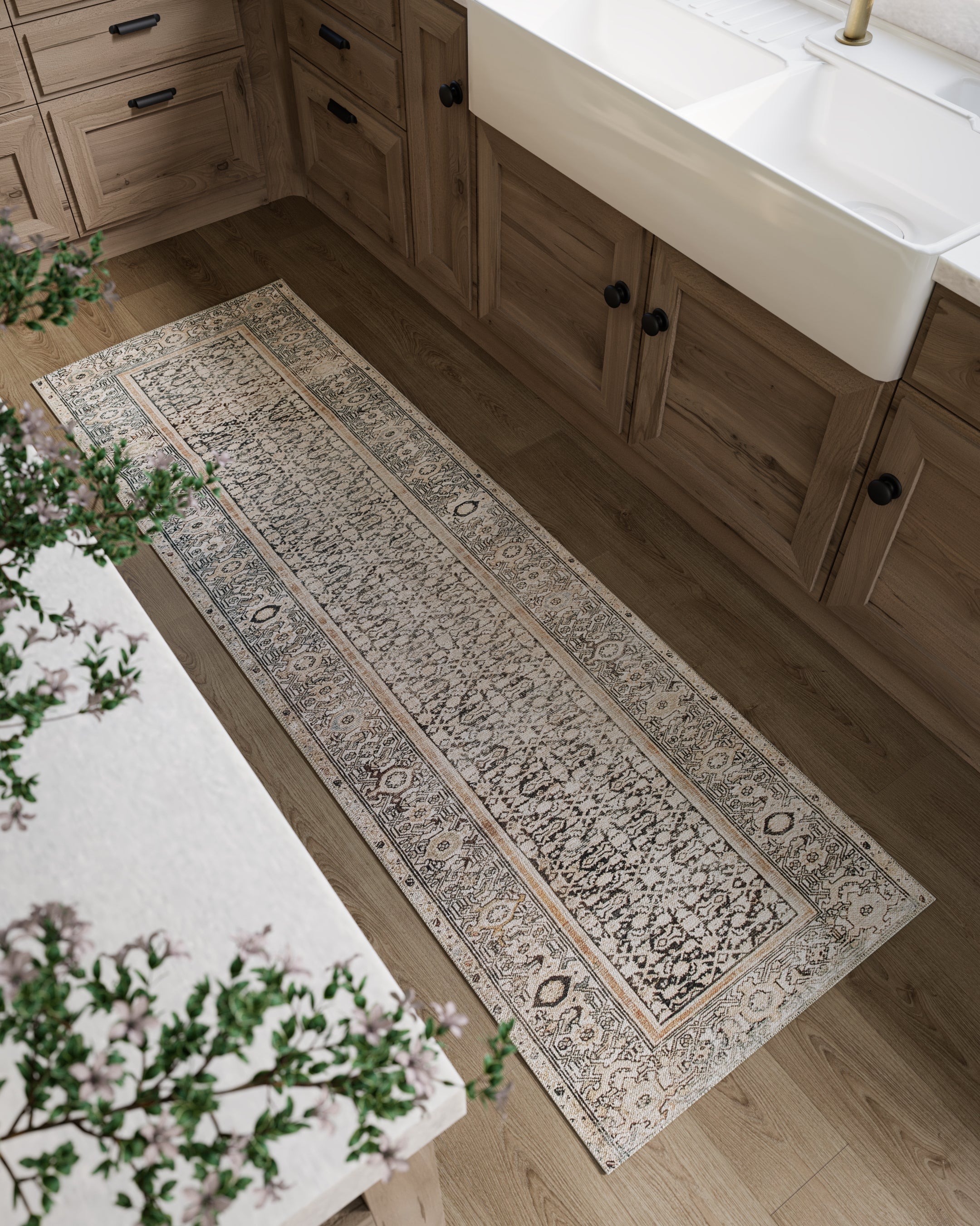 Momeni Ariana collection, where beautifully printed rugs mirror the elegance of hand-knotted masterpieces.