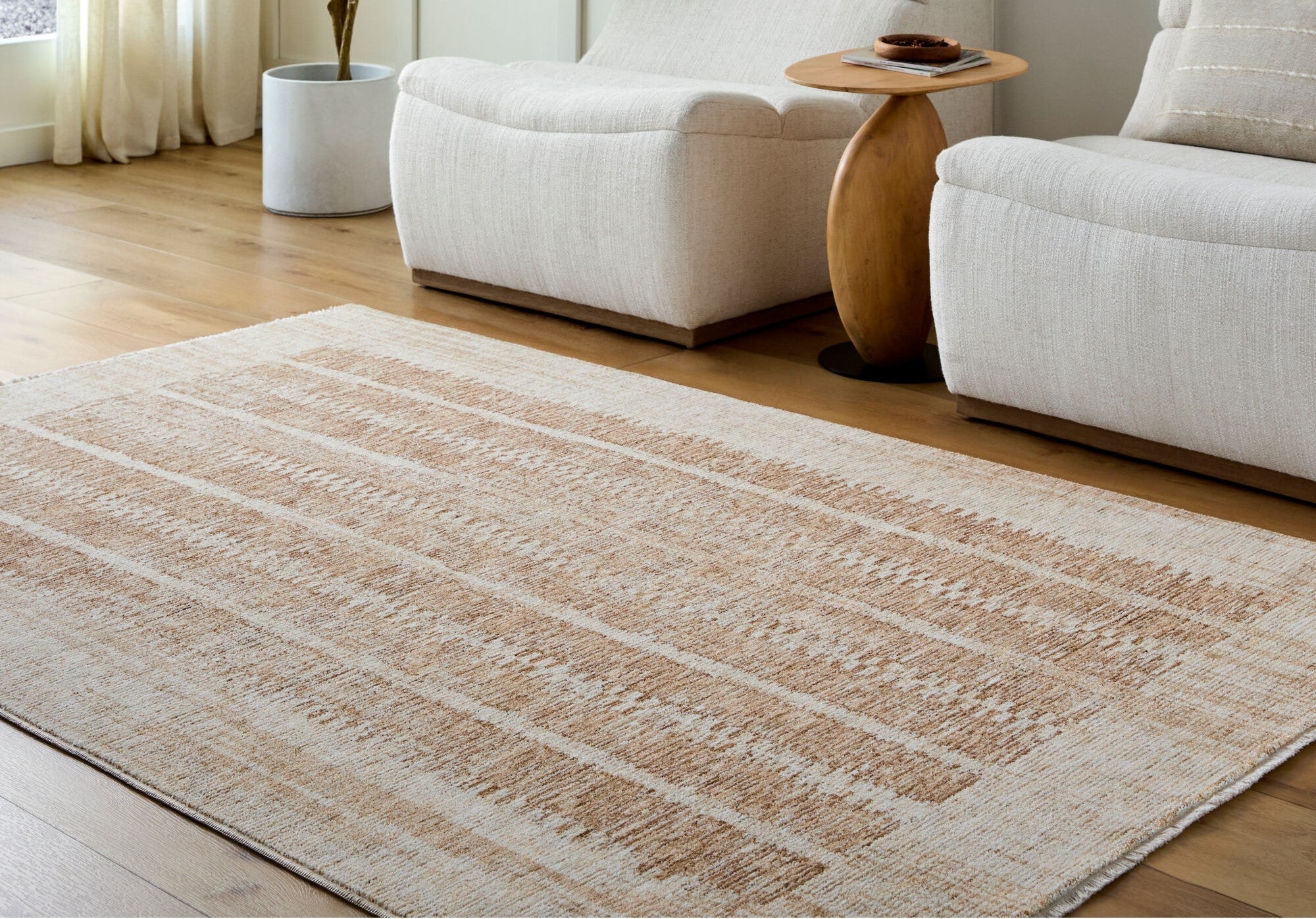 Transform your space with contemporary rugs that blend style and comfort with top brands like Momeni and LIVABLISS in collaboration with celebrated interior designers