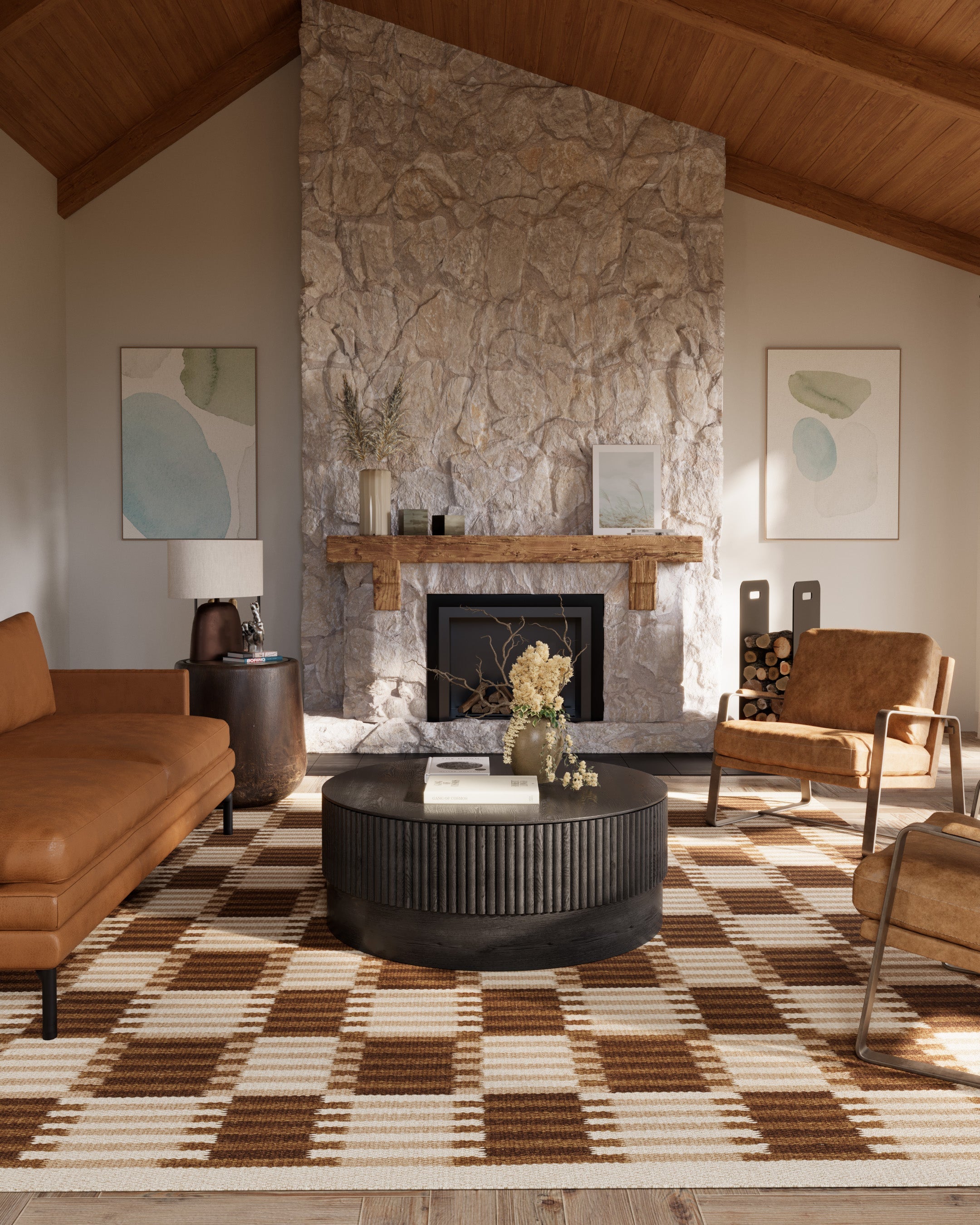 Momeni Scandi SCN-3 Brown Hand Woven Area Rug