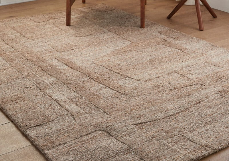 Dundee handmade rug collection by Livabliss—a striking embodiment of Bohemian Global style.