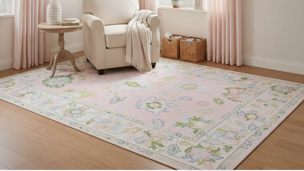 Oriental Weavers' Addison collection is an exceptional choice for your home, seamlessly combining style and practicality. It features a unique, machine-washable printed design base with a non-slip backing.