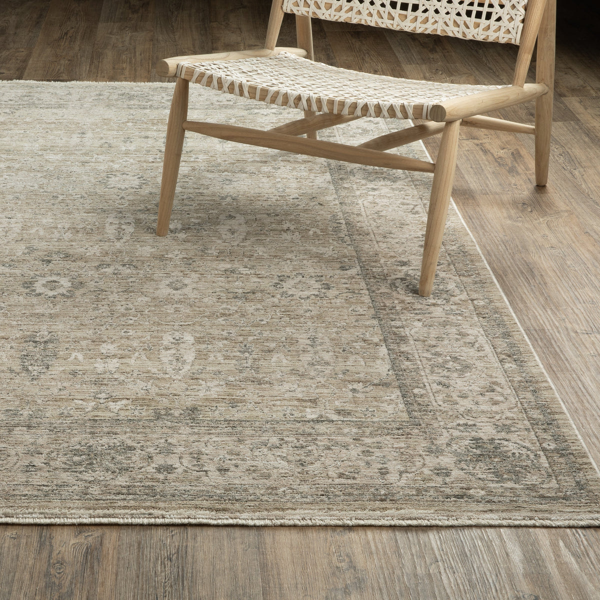 The Avalon collection by Oriental Weavers blends traditional designs with warm neutrals and soothing accent colors. Made from soft space-dyed polyester, it offers texture and contemporary charm.