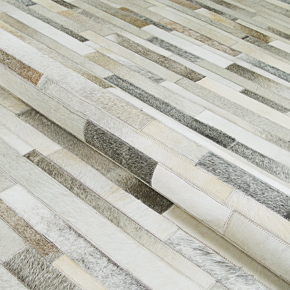 Couristan Chalet Plank Grey/Ivory Area Rug