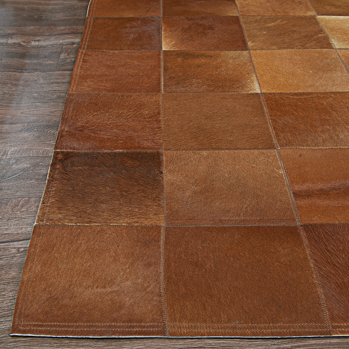Couristan Chalet Tile Brown Area Rug