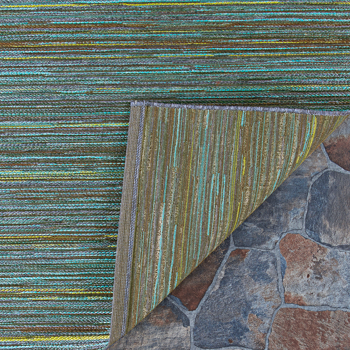 Cape Hinsdale Teal-Cobalt Area Rug