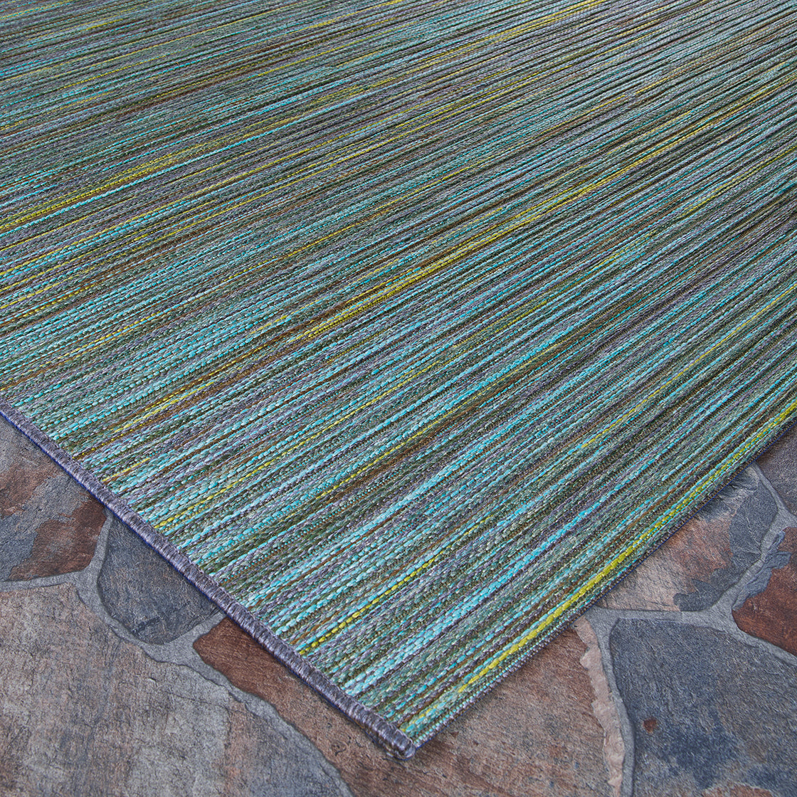 Cape Hinsdale Teal-Cobalt Area Rug