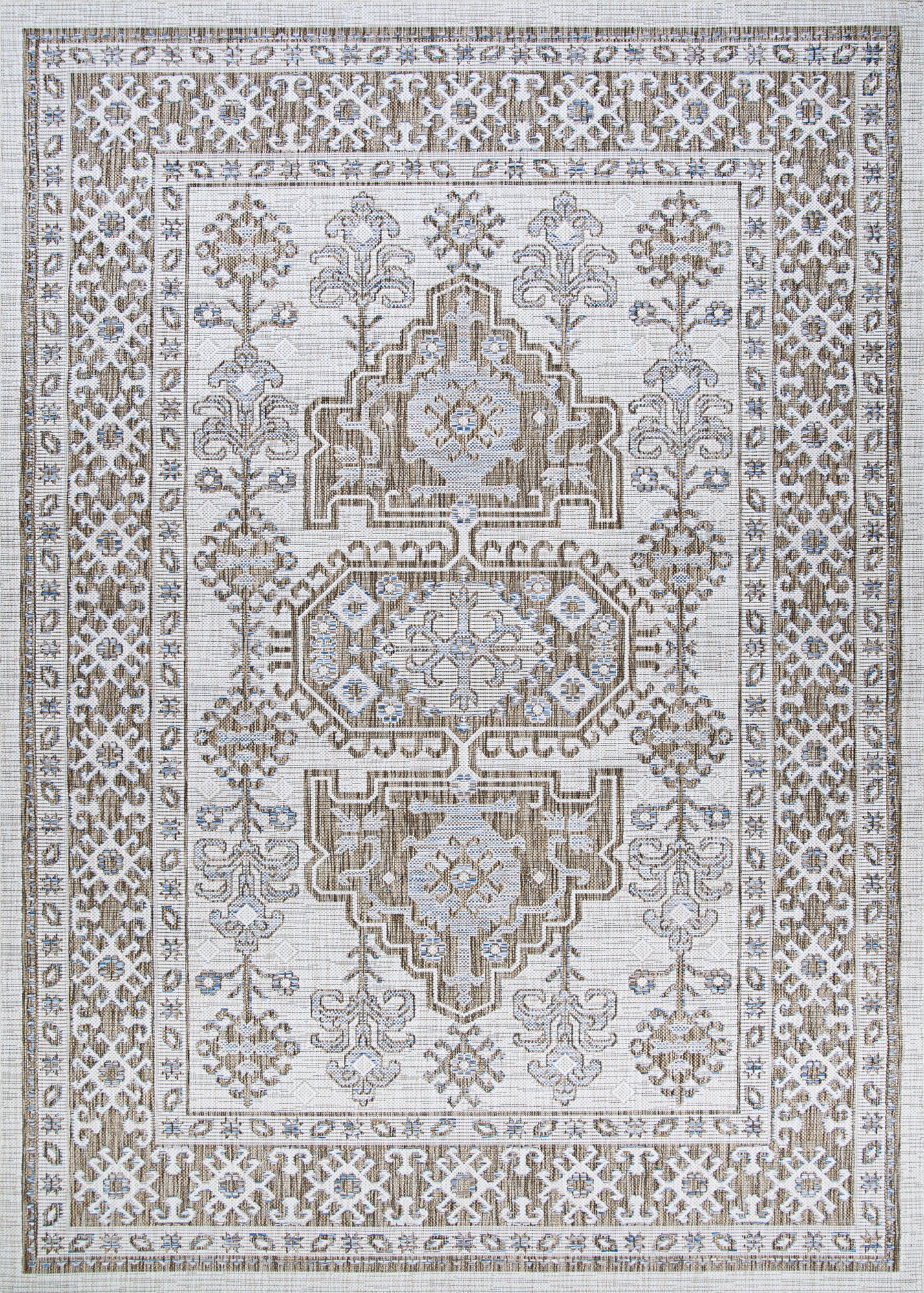 Couristan Charm Woodburn Ivory-Sand Area Rug