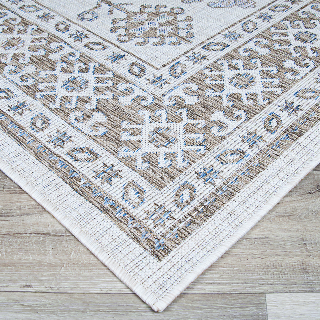 Couristan Charm Woodburn Ivory-Sand Area Rug
