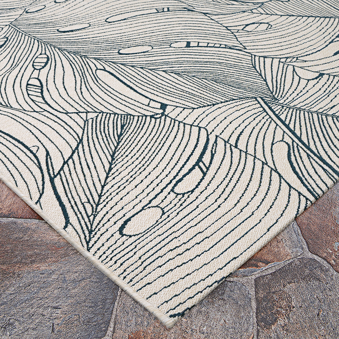 Couristan Castille Palma Petrol Area Rug