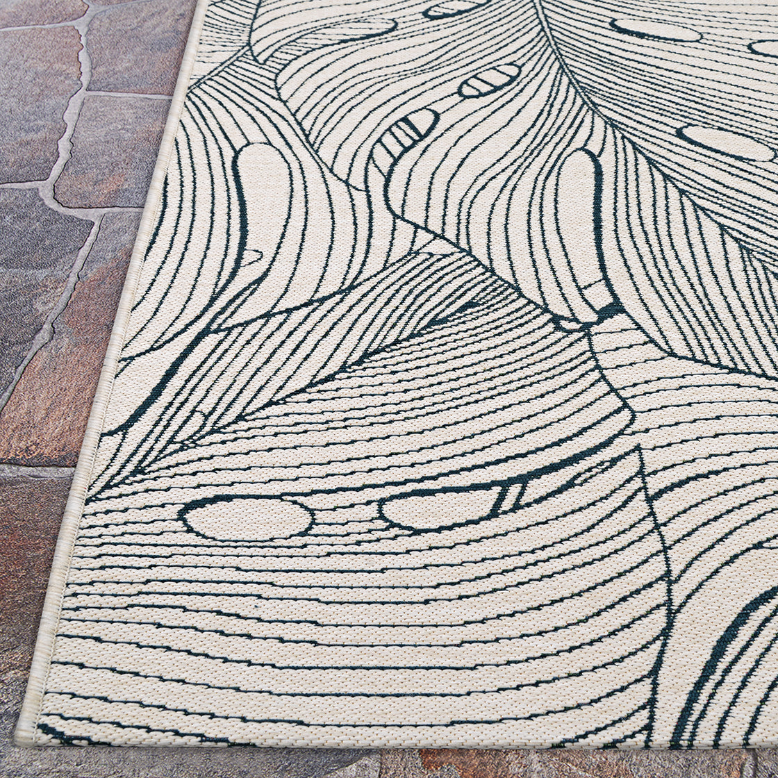 Couristan Castille Palma Petrol Area Rug
