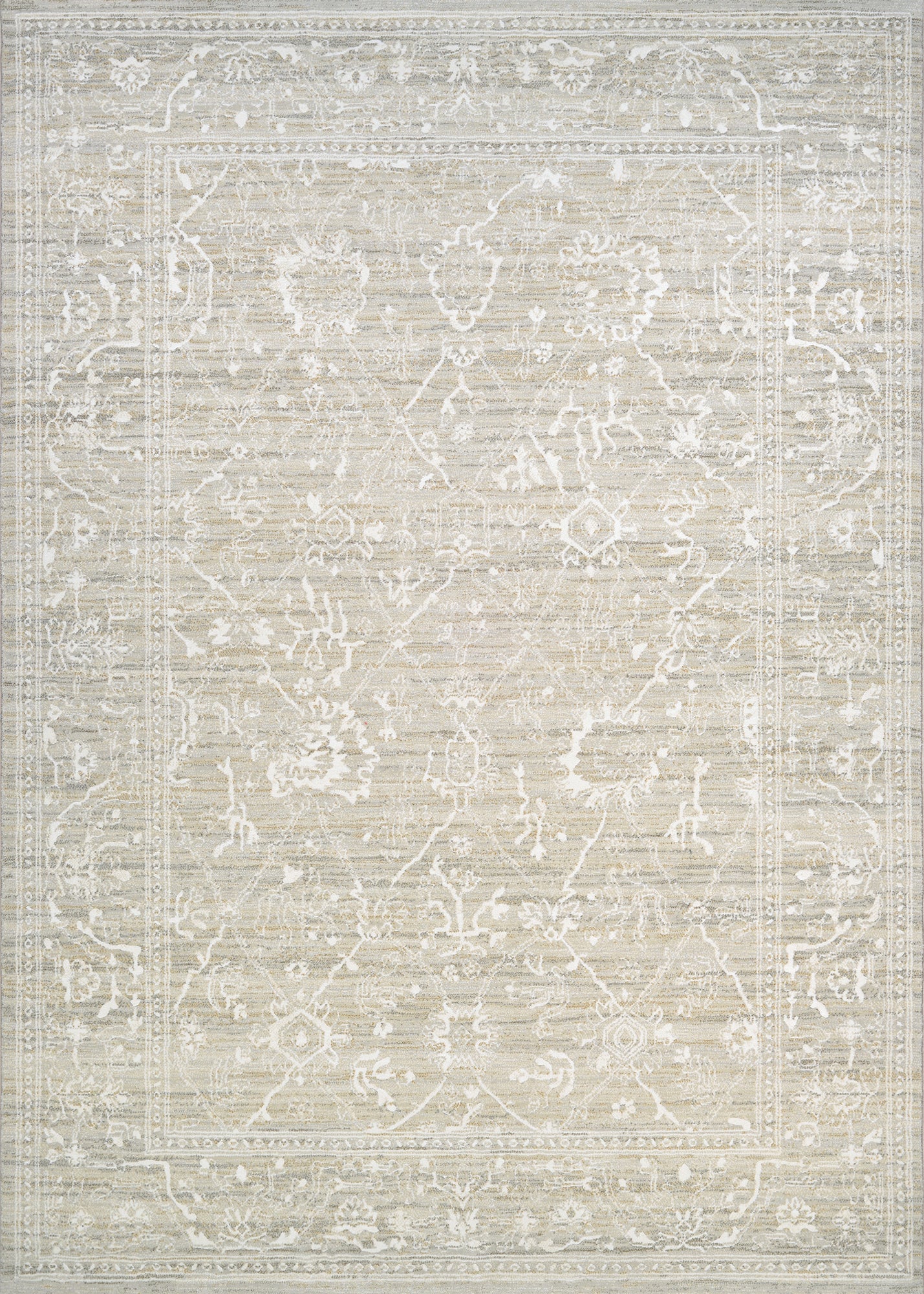 Couristan Everest Persian Arabesque 6340-7565 Bone Area Rug