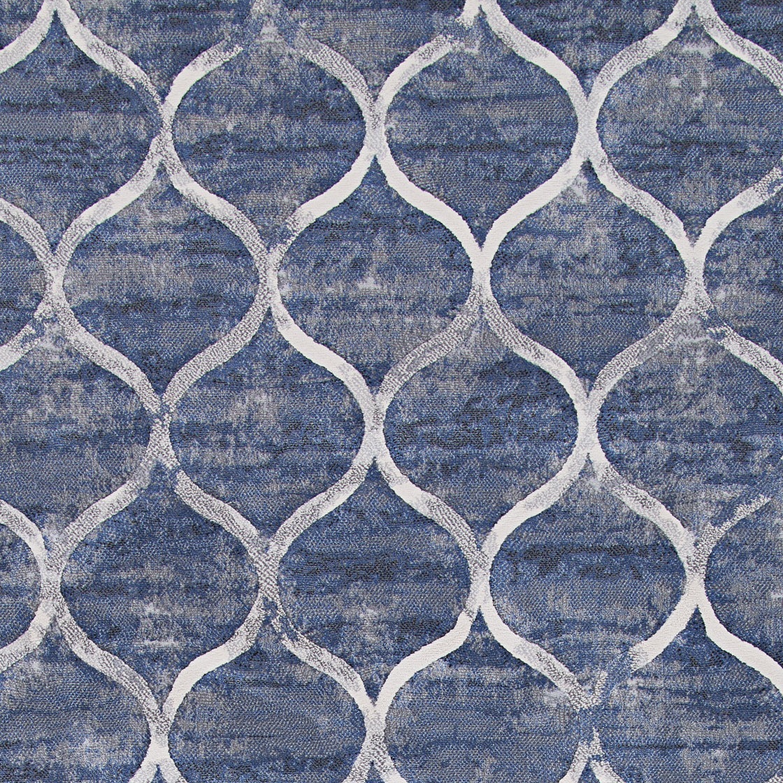 Couristan Easton Ogee 6345-5676 Dusk-Blue Area Rug