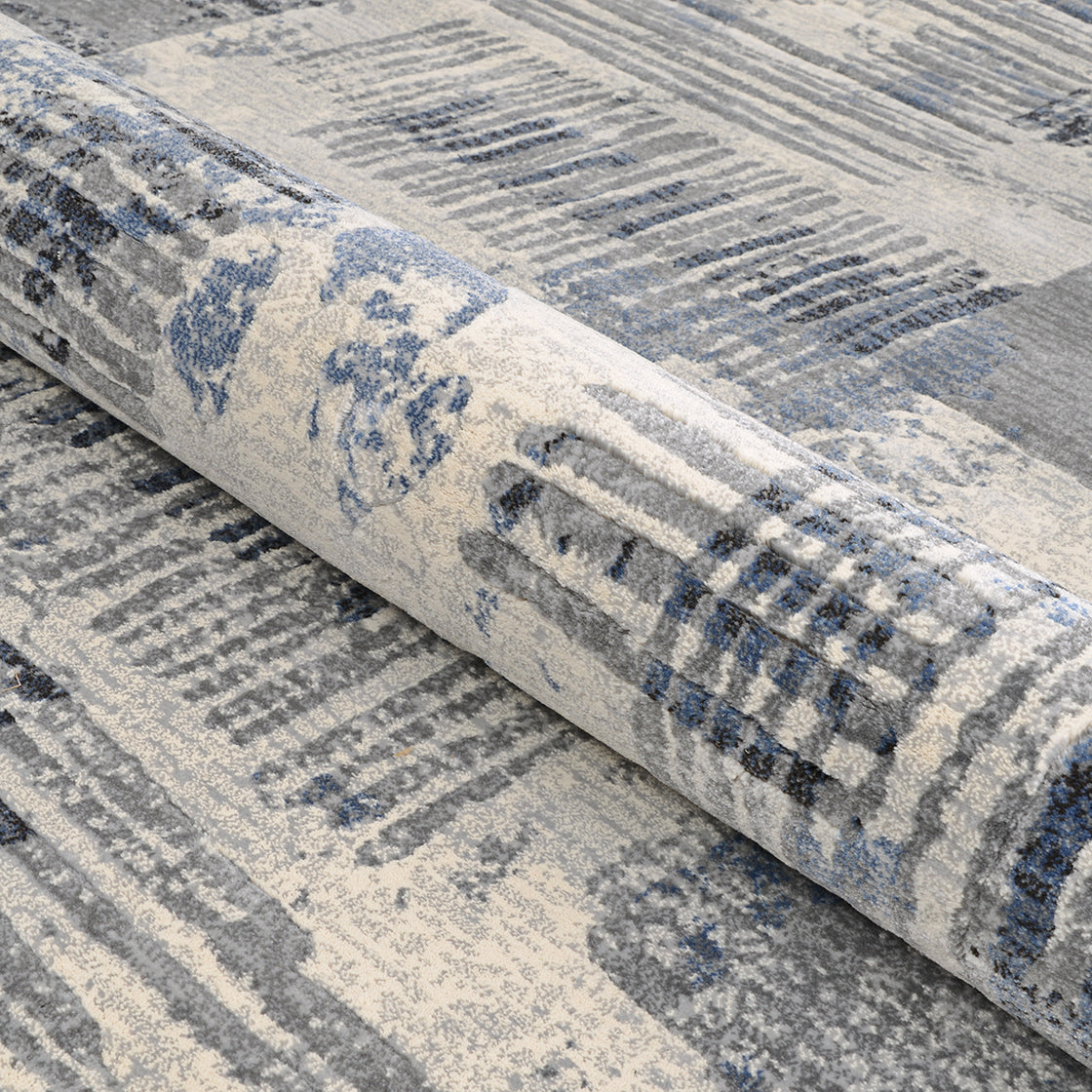 Couristan Easton Seismic 6353-6676 Ivory Area Rug