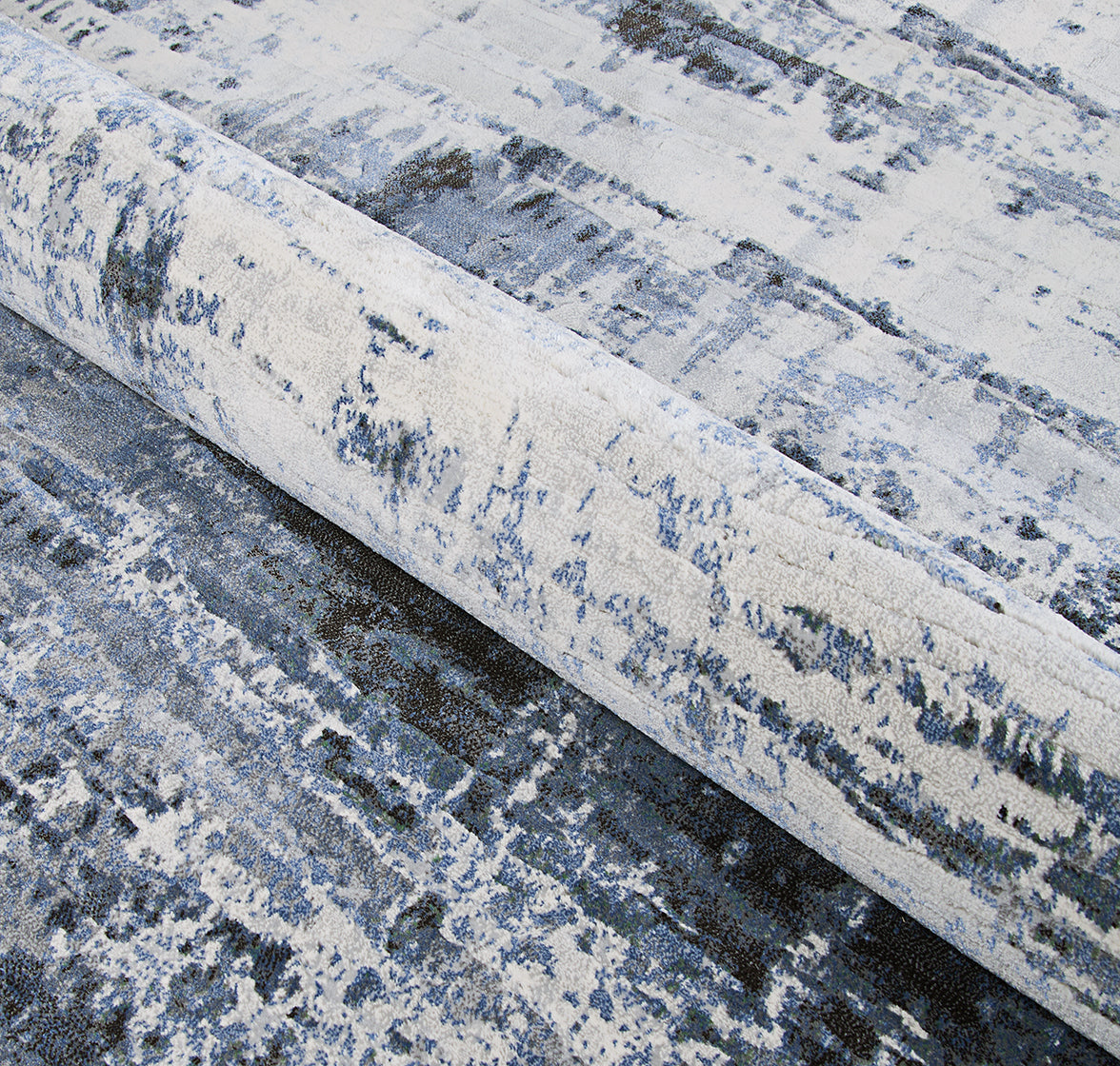 Couristan Easton Abstract Mosaic 6362-6656 Slate Area Rug