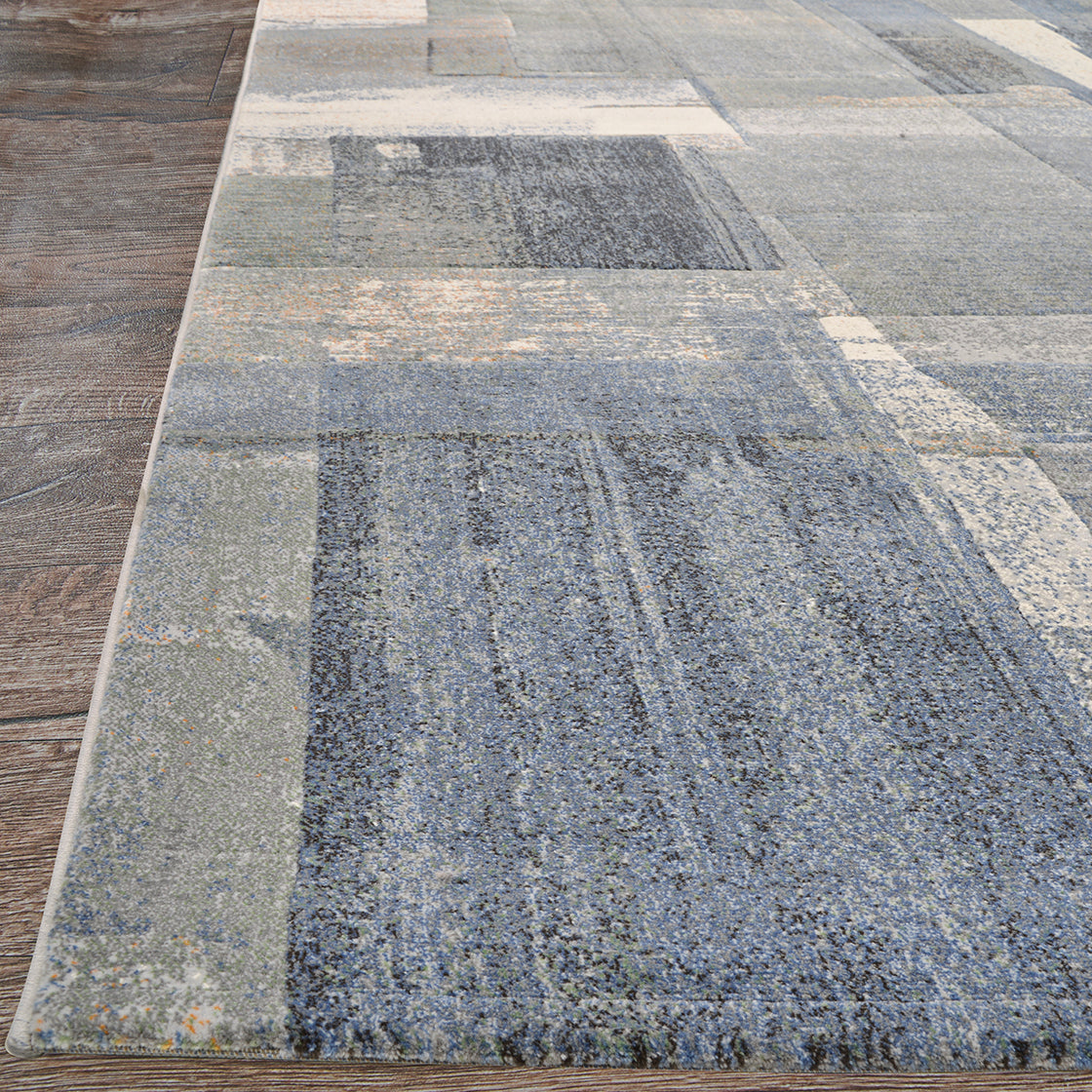 Couristan Easton Shadows 6389-5782 Blue Ash Area Rug
