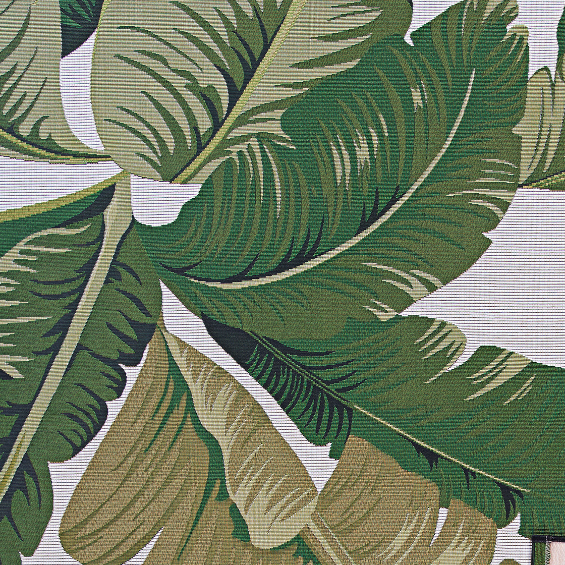 Couristan Dolce Palm Lily 7506-0004 Hunter Green Area Rug