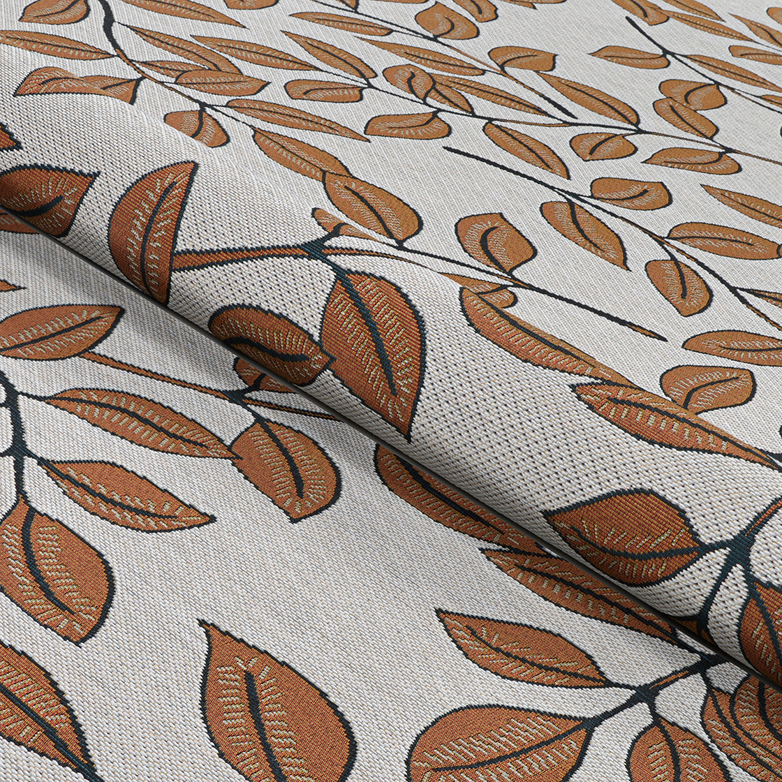 Couristan Dolce Summer Ivy 7512-1345 Terracotta Area Rug