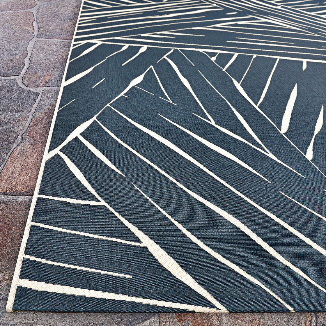 Couristan Dolce Parquet 7515-5105 Ink Area Rug