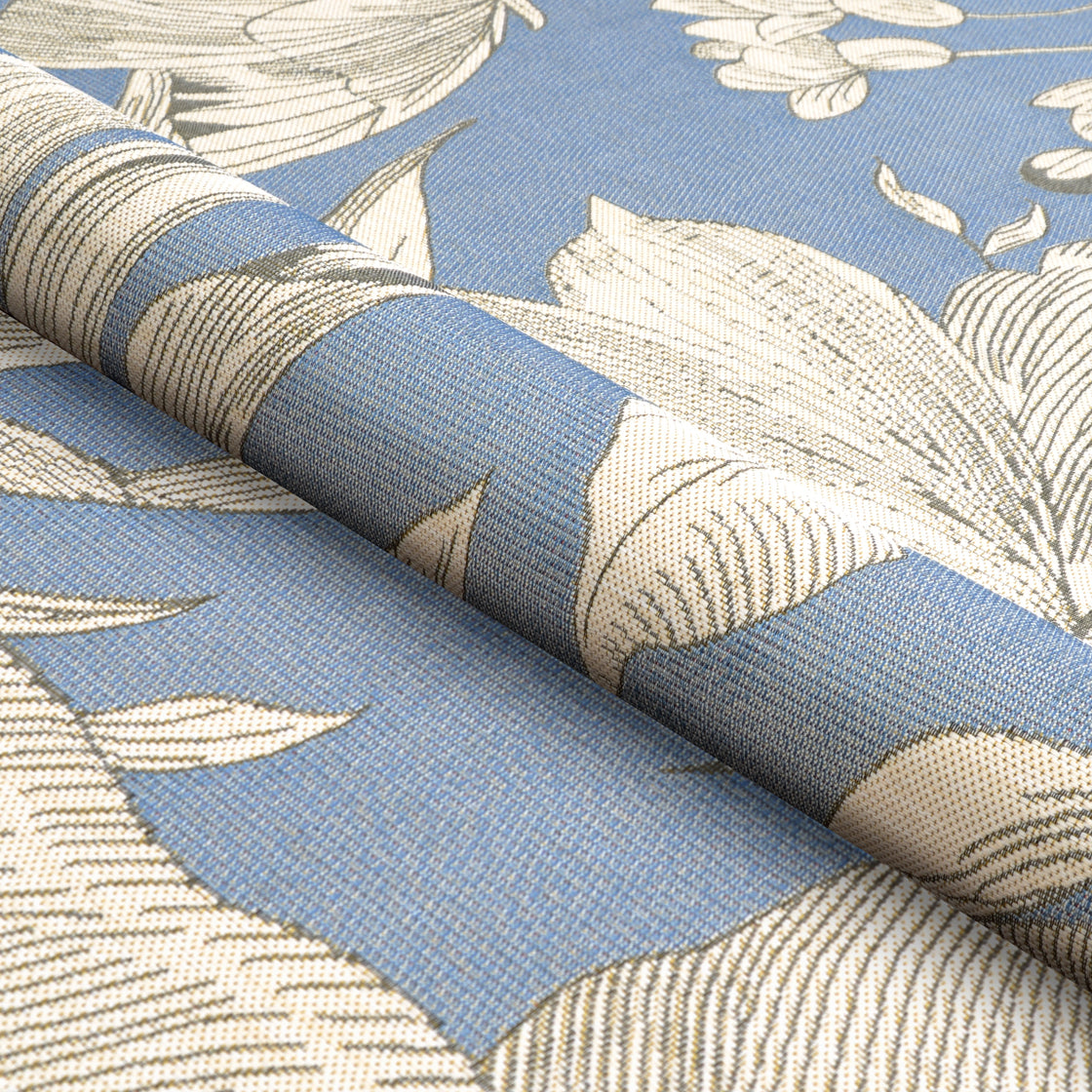 Couristan Dolce Flora 7517-5202 ice Area Rug