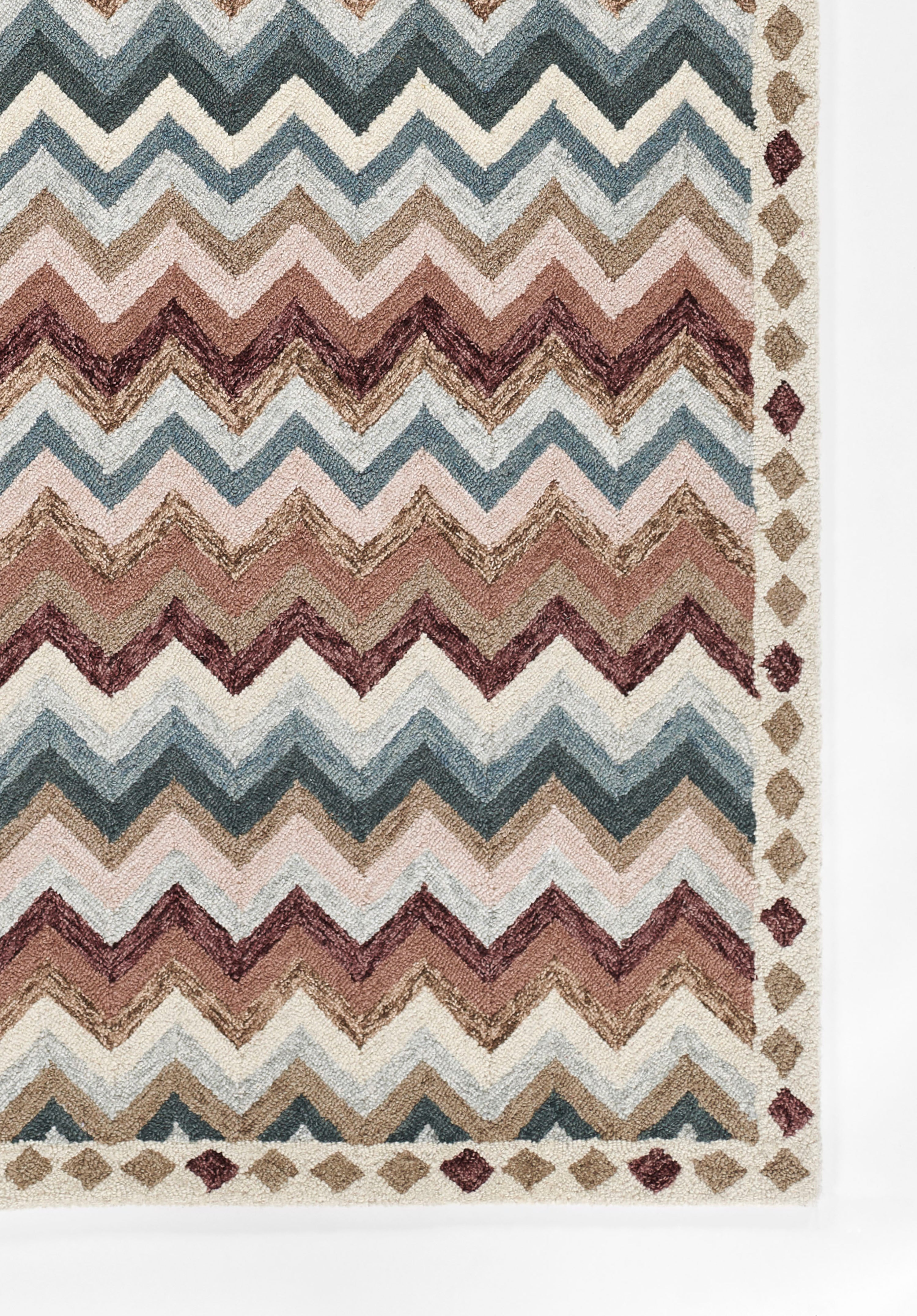Erin Gates Abbot ABB-1 Multi-Color Hand Tufted Area Rug by Momeni
