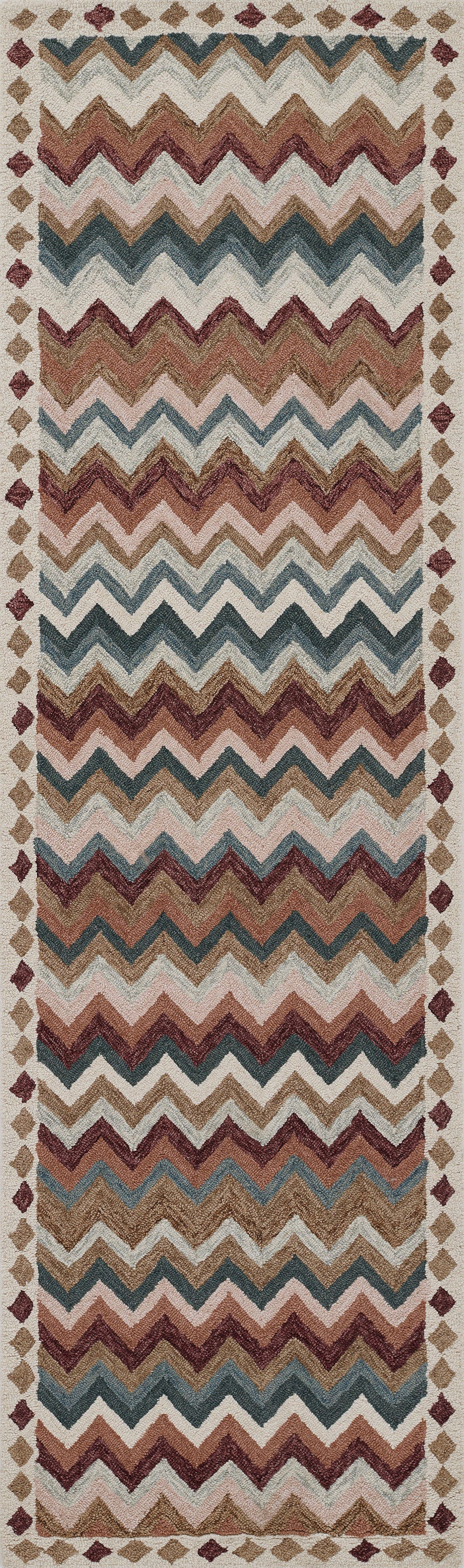 Erin Gates Abbot ABB-1 Multi-Color Hand Tufted Area Rug by Momeni