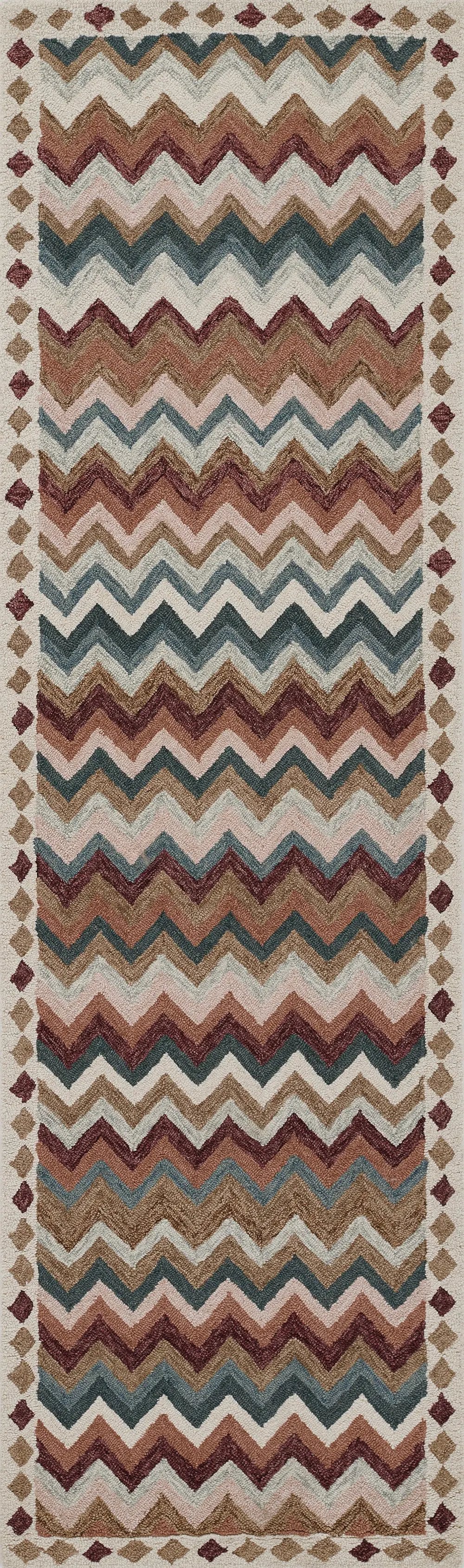 Erin Gates Abbot ABB-1 Multi-Color Hand Tufted Area Rug by Momeni