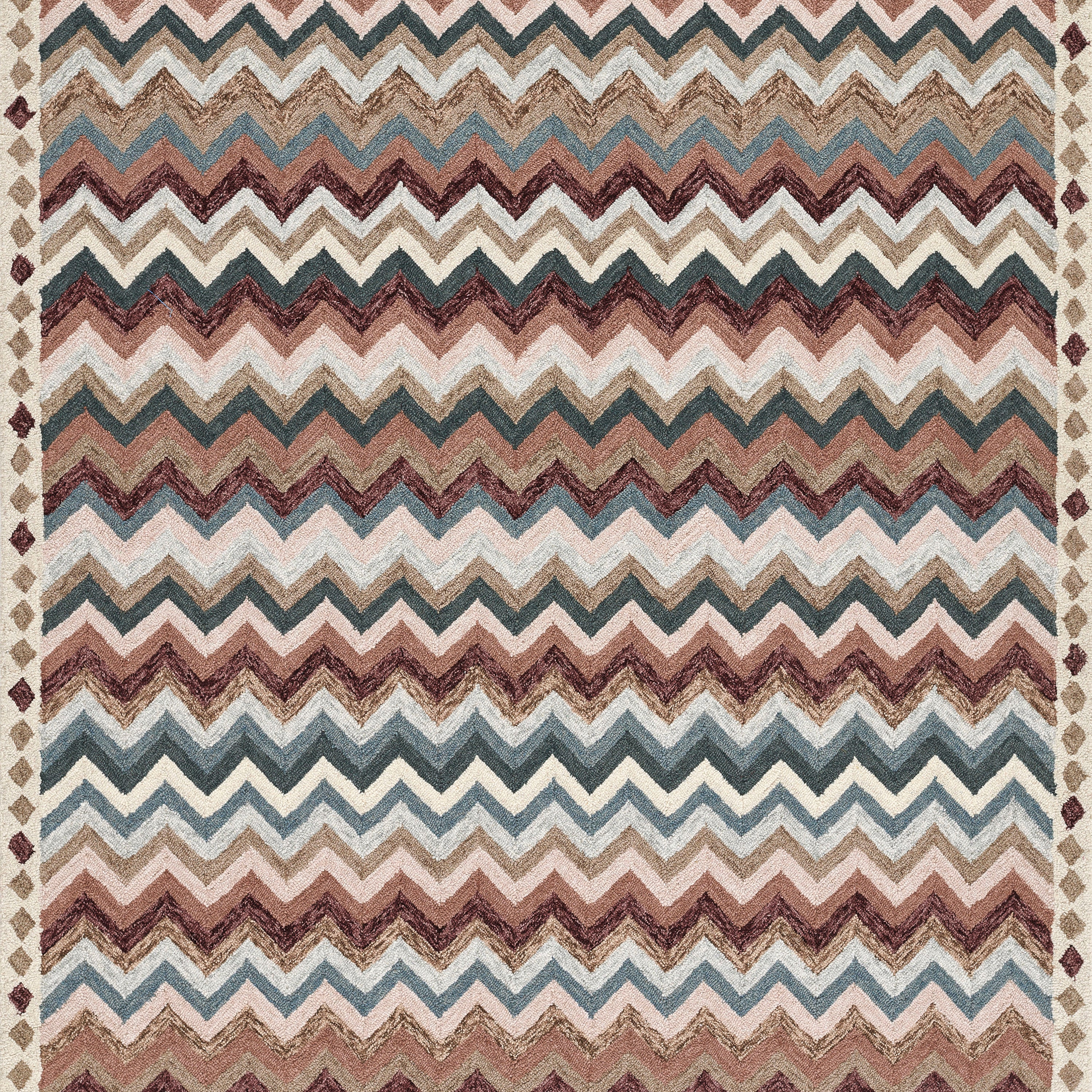 Erin Gates Abbot ABB-1 Multi-Color Hand Tufted Area Rug by Momeni