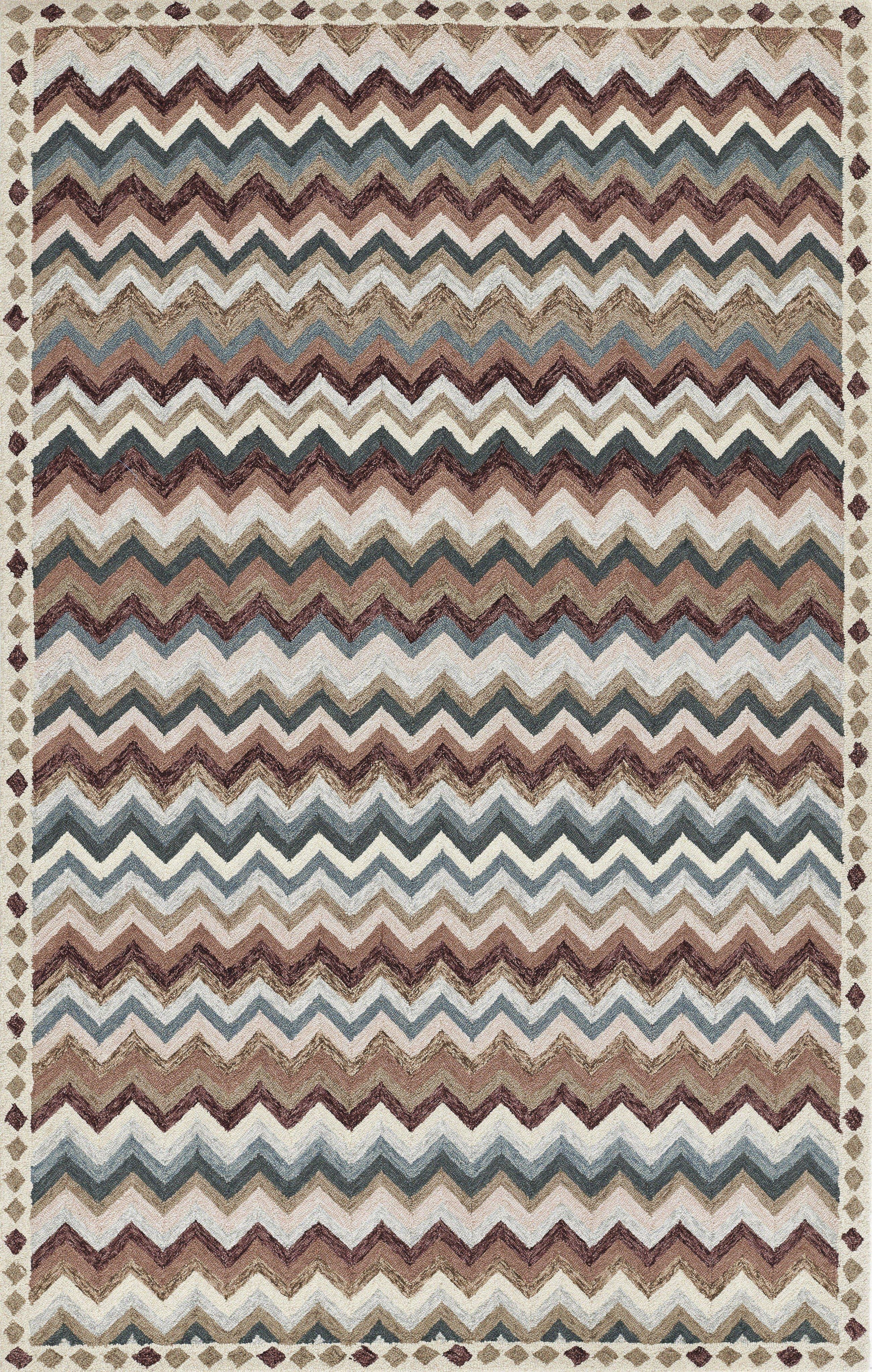 Erin Gates Abbot ABB-1 Multi-Color Hand Tufted Area Rug by Momeni