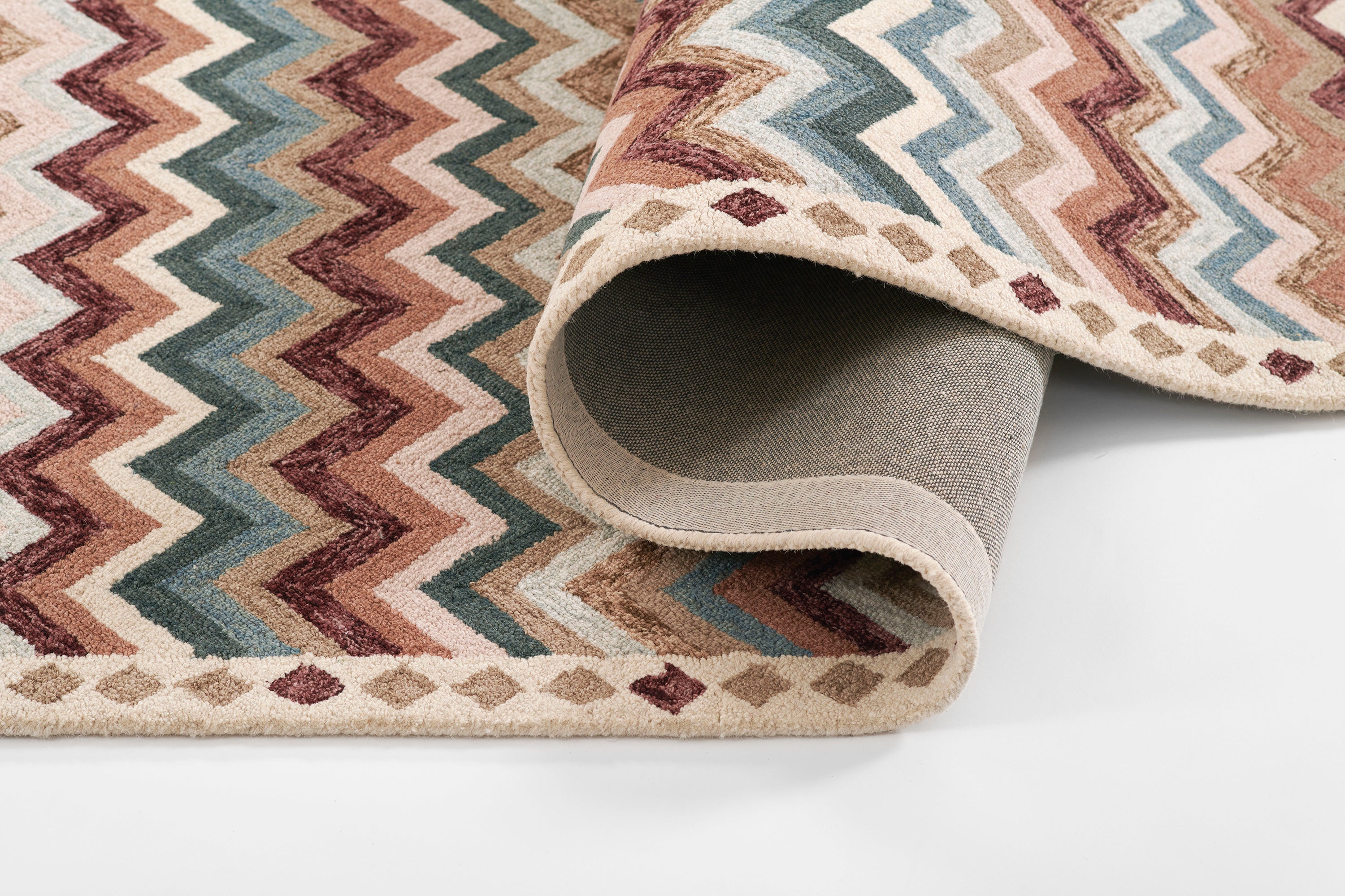 Erin Gates Abbot ABB-1 Multi-Color Hand Tufted Area Rug by Momeni