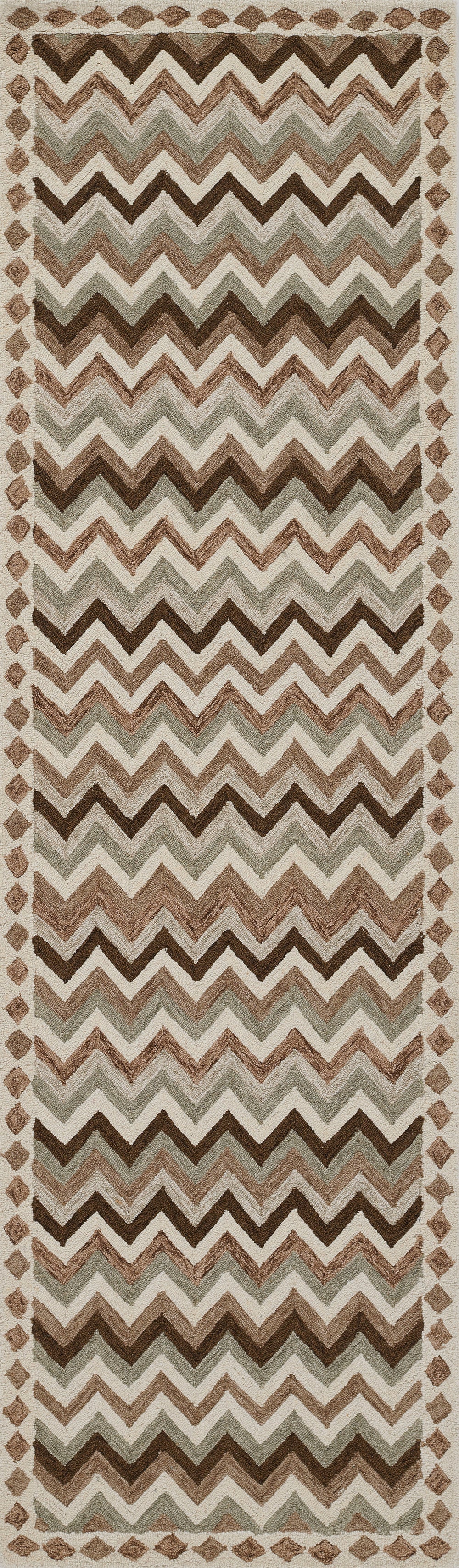 Erin Gates Abbot ABB-1 Neutral Hand Tufted Area Rug by Momeni