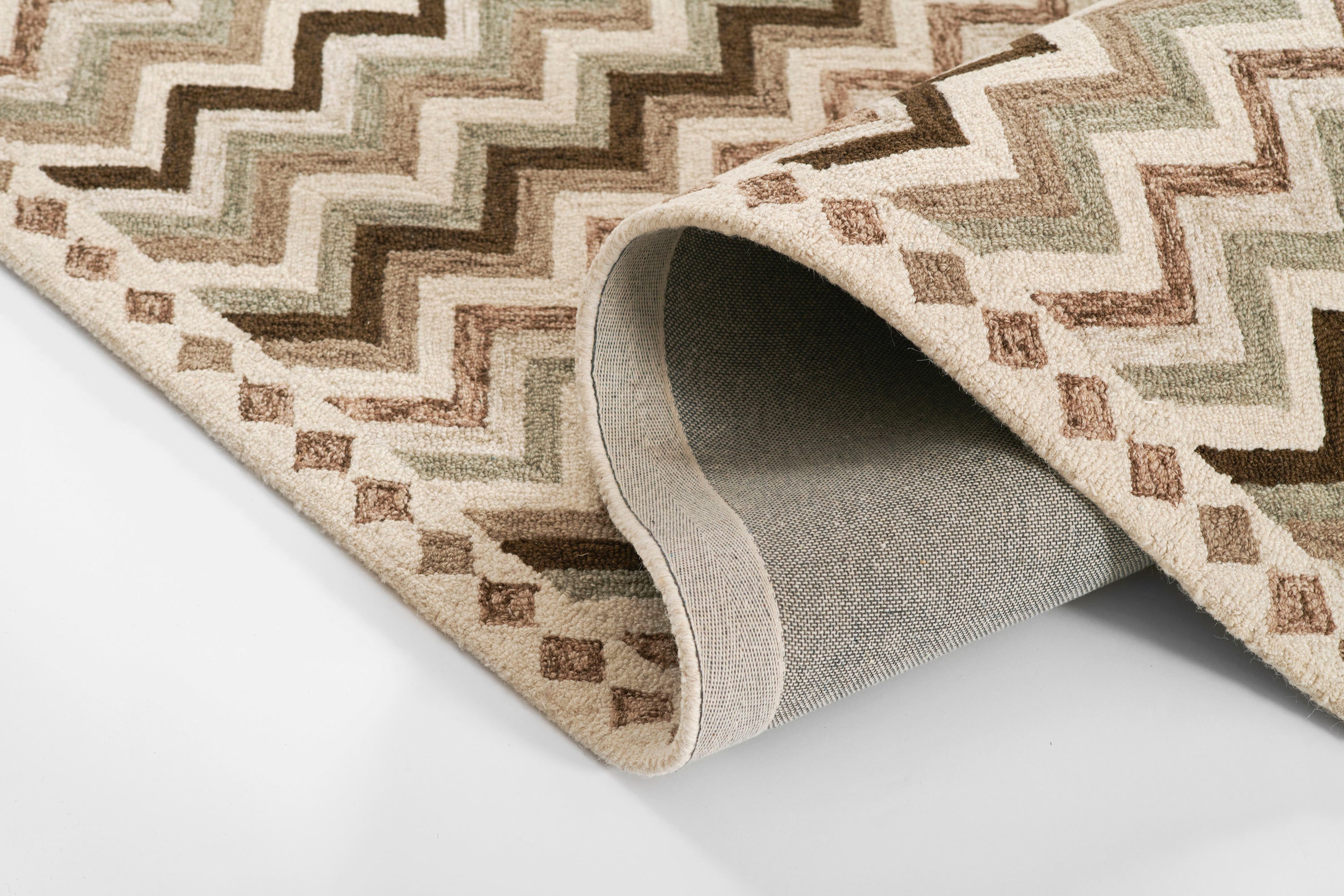 Erin Gates Abbot ABB-1 Neutral Hand Tufted Area Rug by Momeni