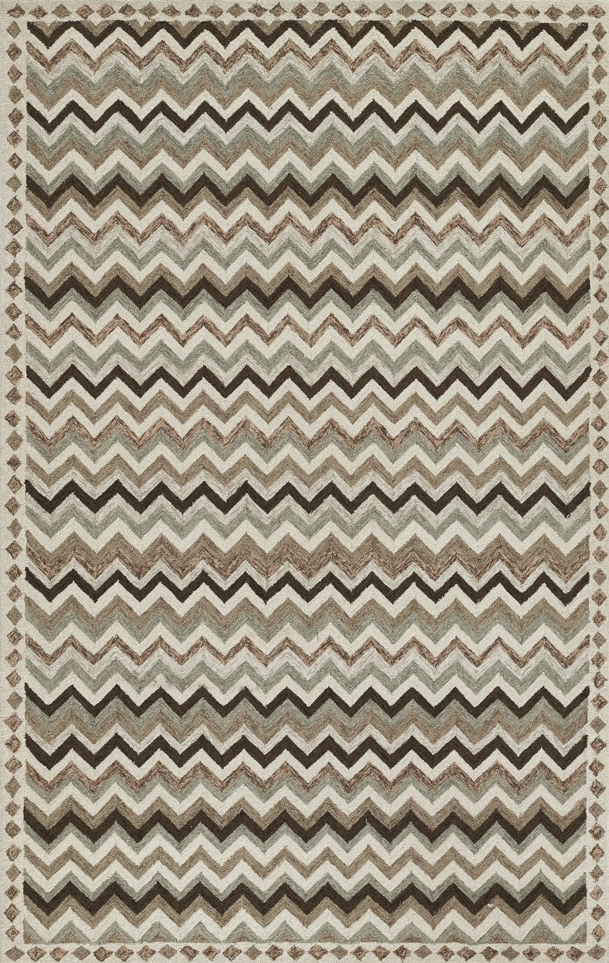 Erin Gates Abbot ABB-1 Neutral Hand Tufted Area Rug by Momeni
