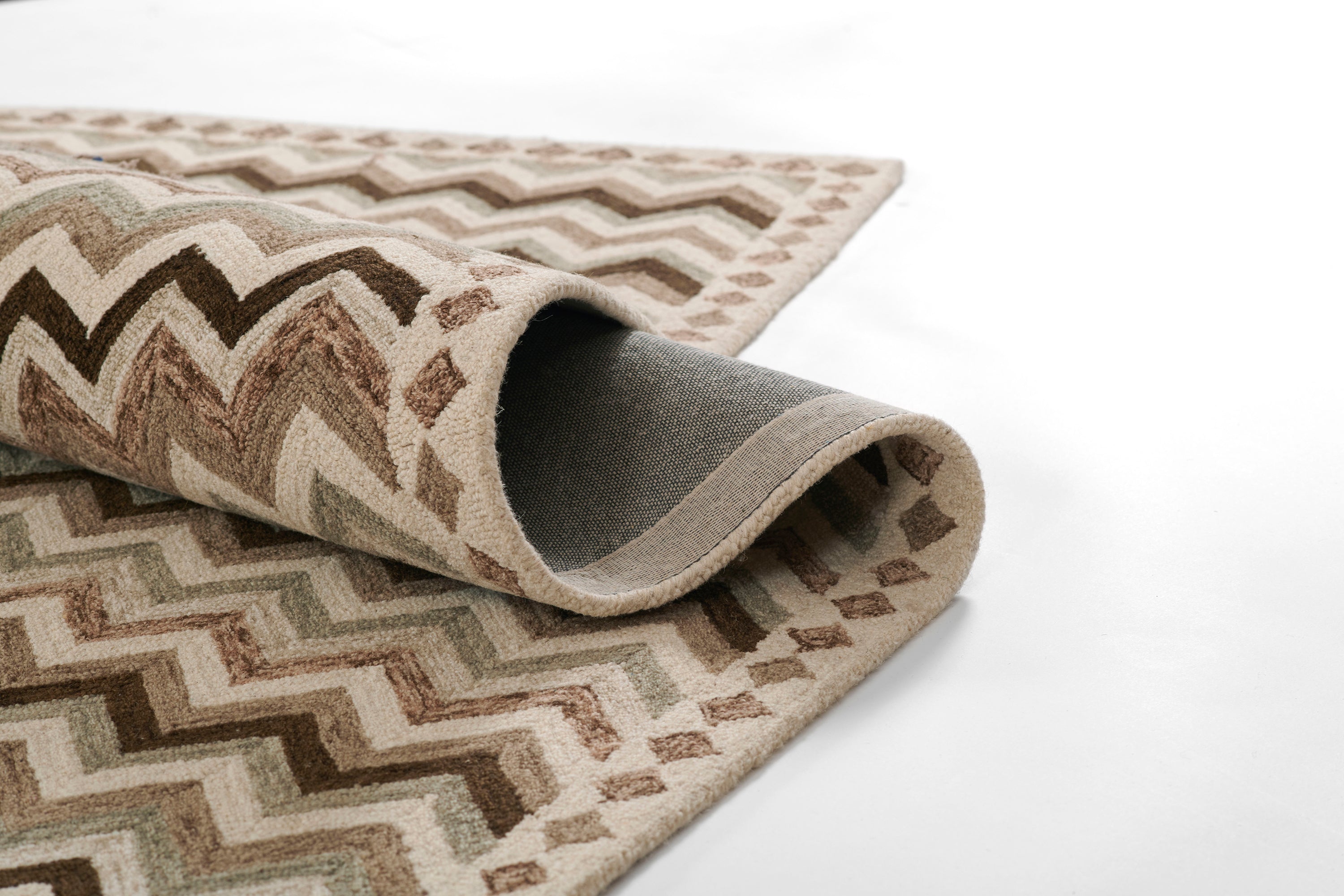 Erin Gates Abbot ABB-1 Neutral Hand Tufted Area Rug by Momeni