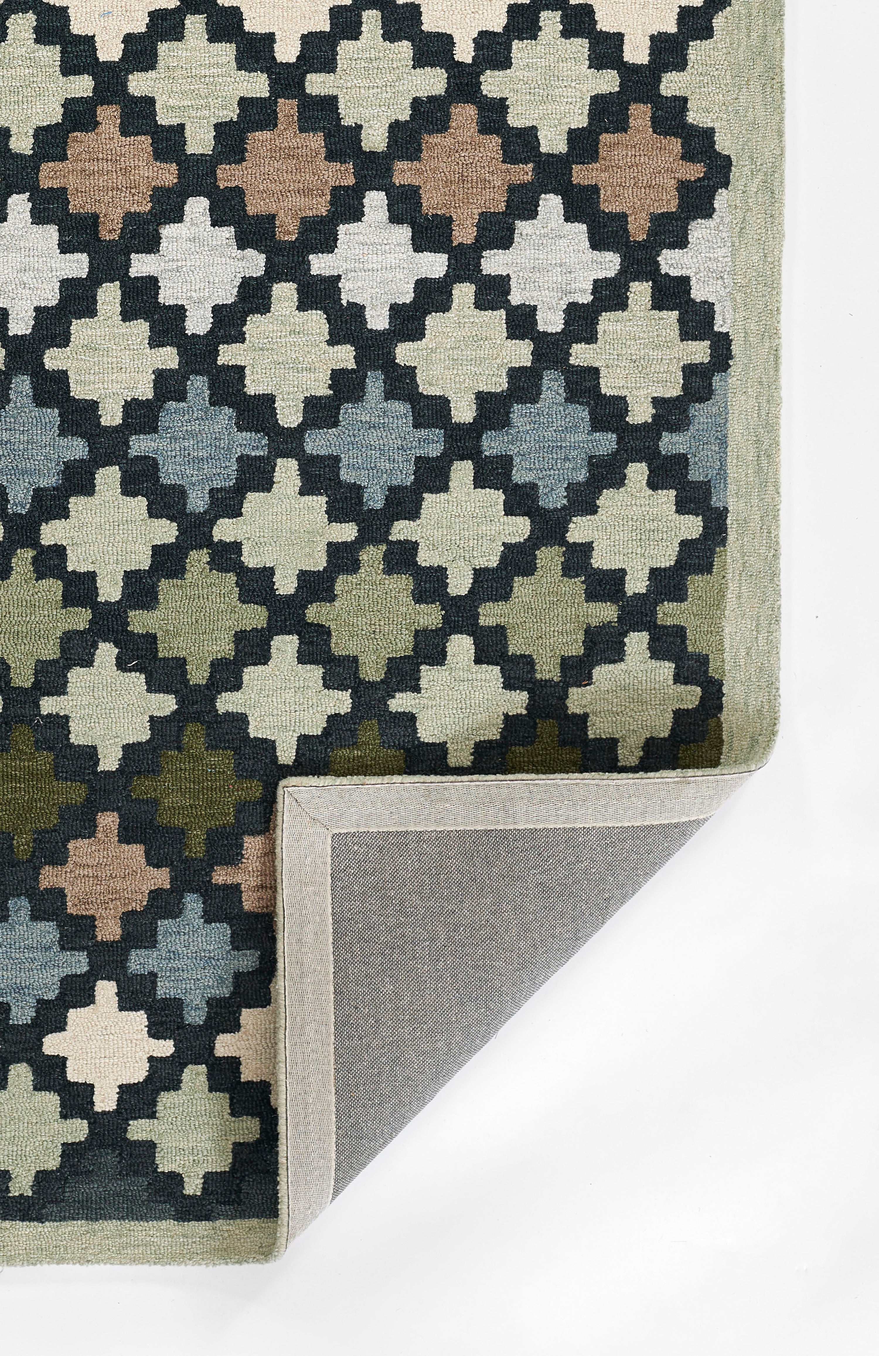 Erin Gates Abbot ABB-2 Blue Hand Tufted Area Rug by Momeni