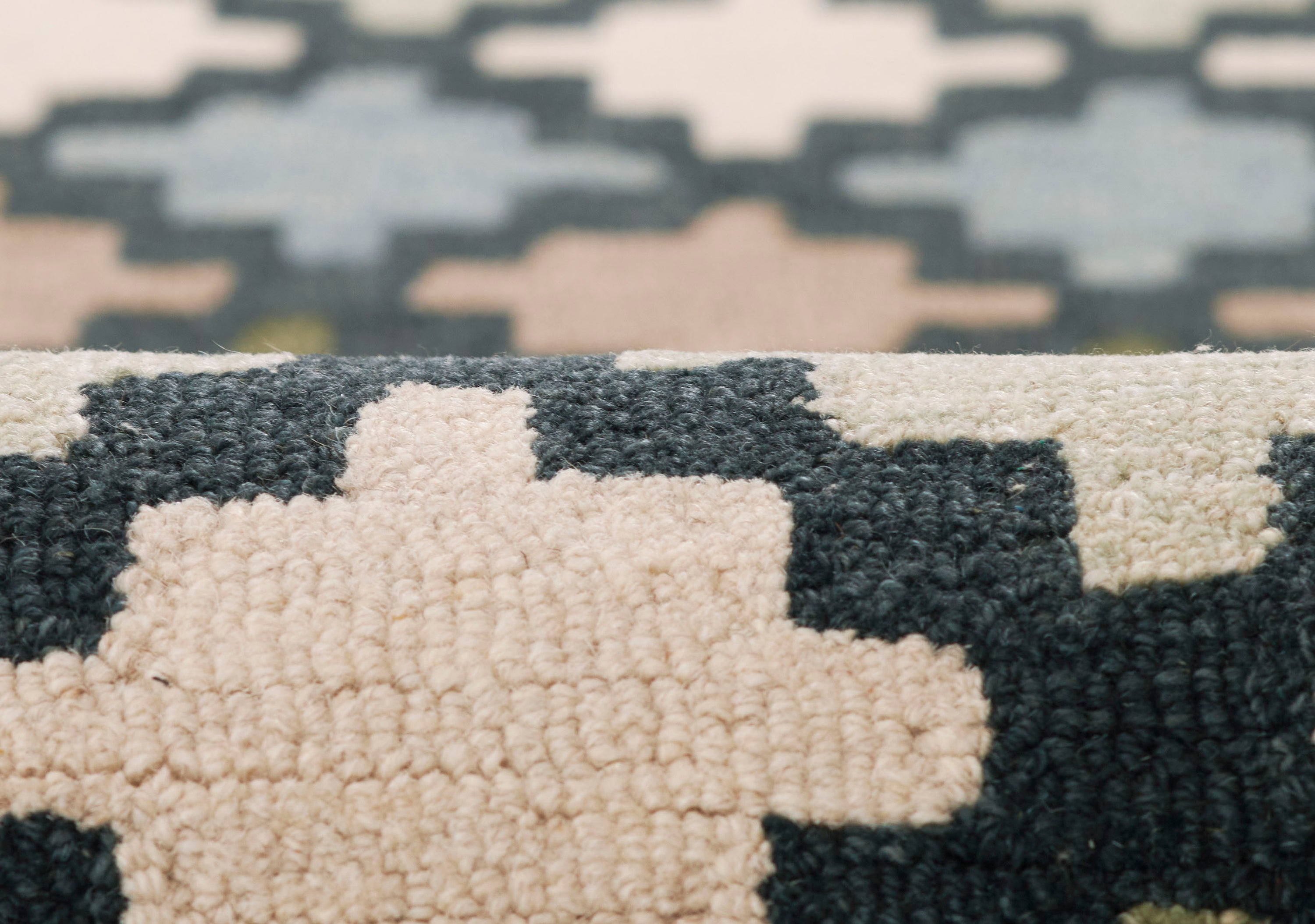 Erin Gates Abbot ABB-2 Blue Hand Tufted Area Rug by Momeni