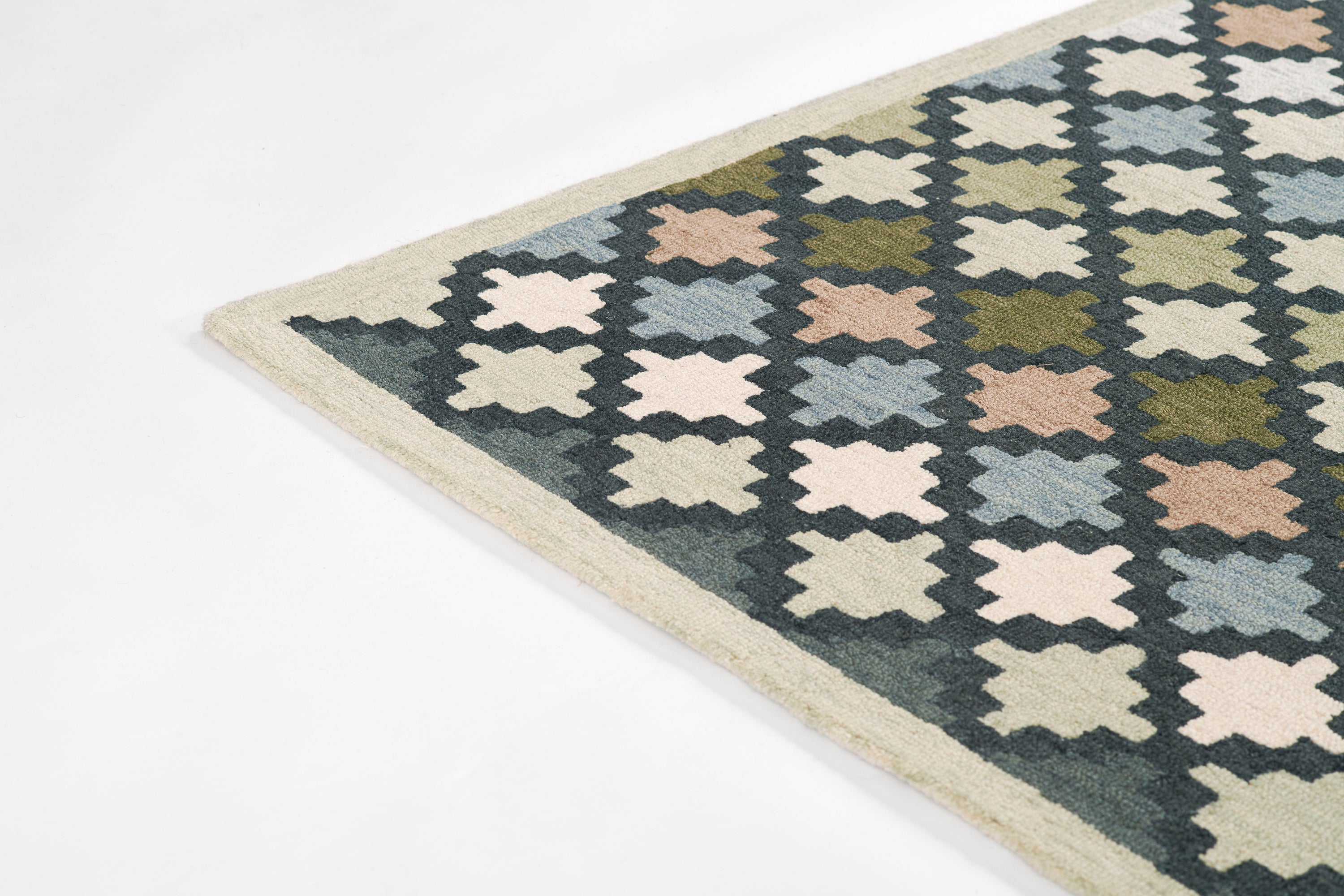 Erin Gates Abbot ABB-2 Blue Hand Tufted Area Rug by Momeni