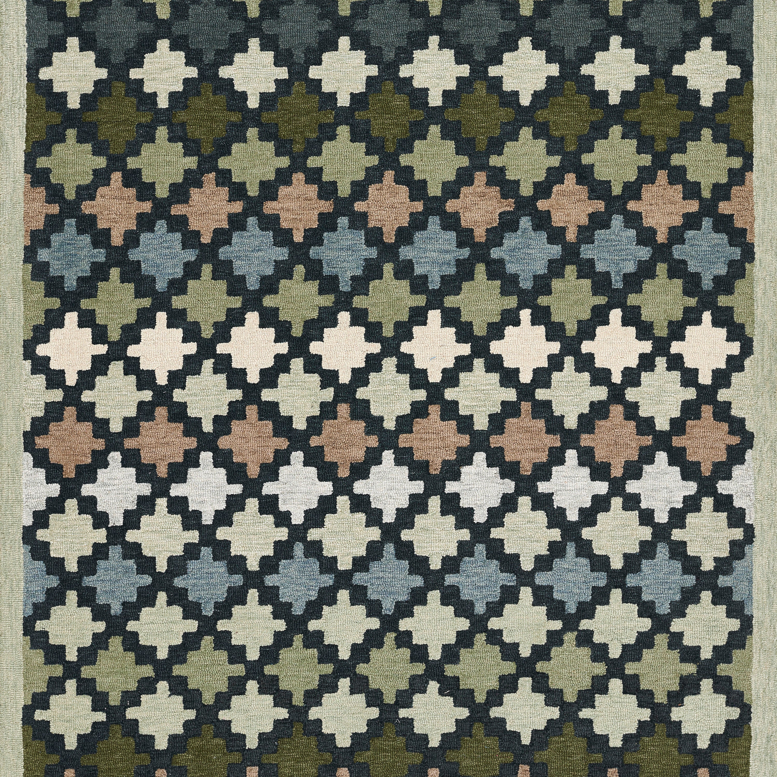 Erin Gates Abbot ABB-2 Blue Hand Tufted Area Rug by Momeni