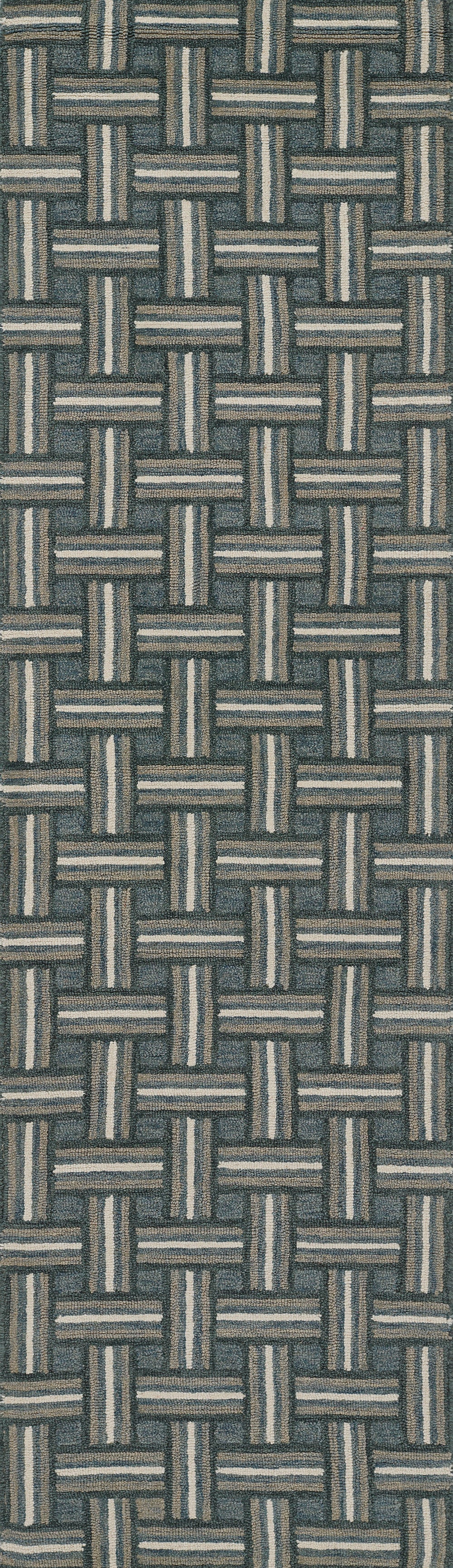 Erin Gates Abbot ABB-3 Blue Hand Tufted Area Rug by Momeni