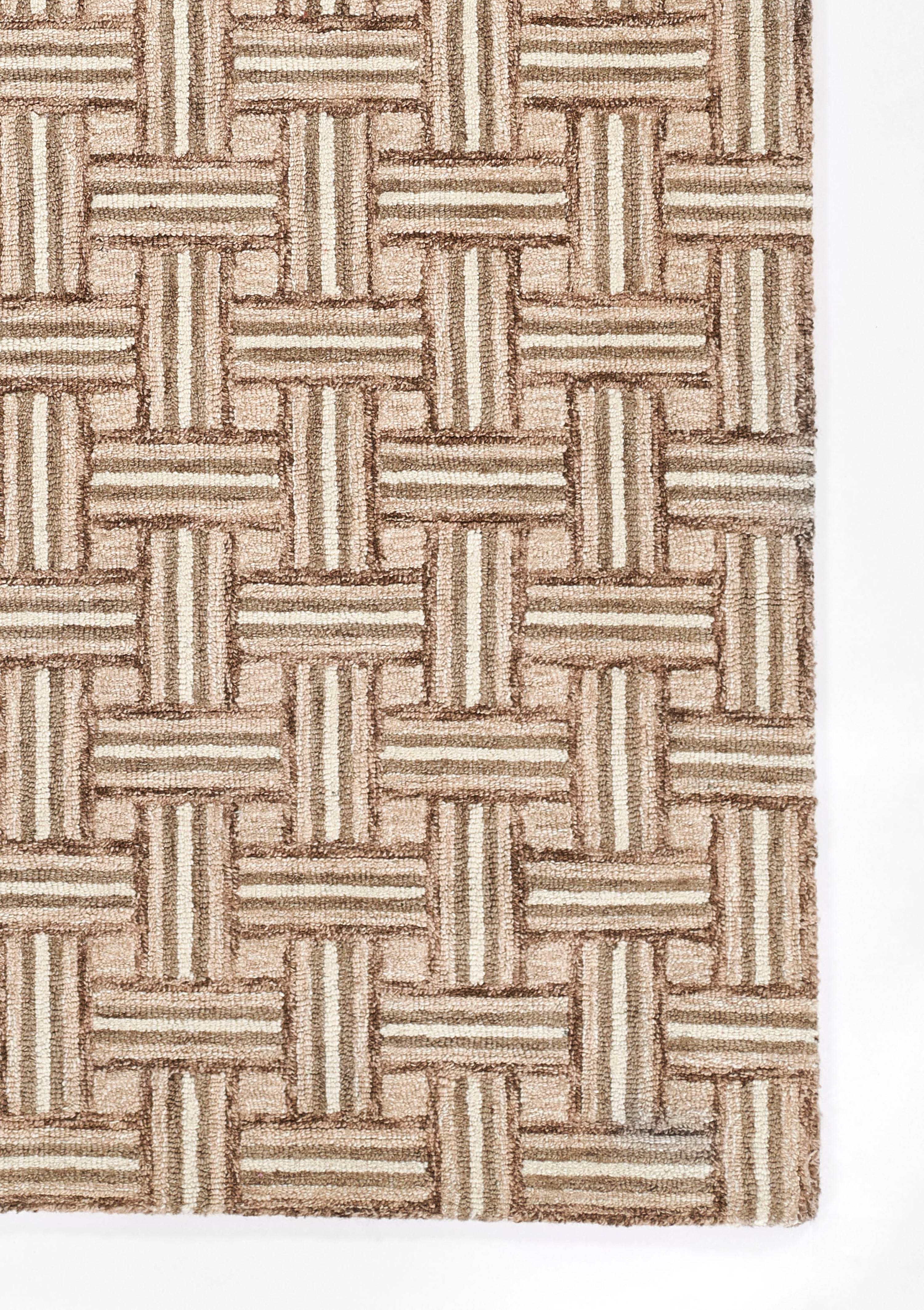 Erin Gates Abbot ABB-3 Neutral Hand Tufted Area Rug by Momeni