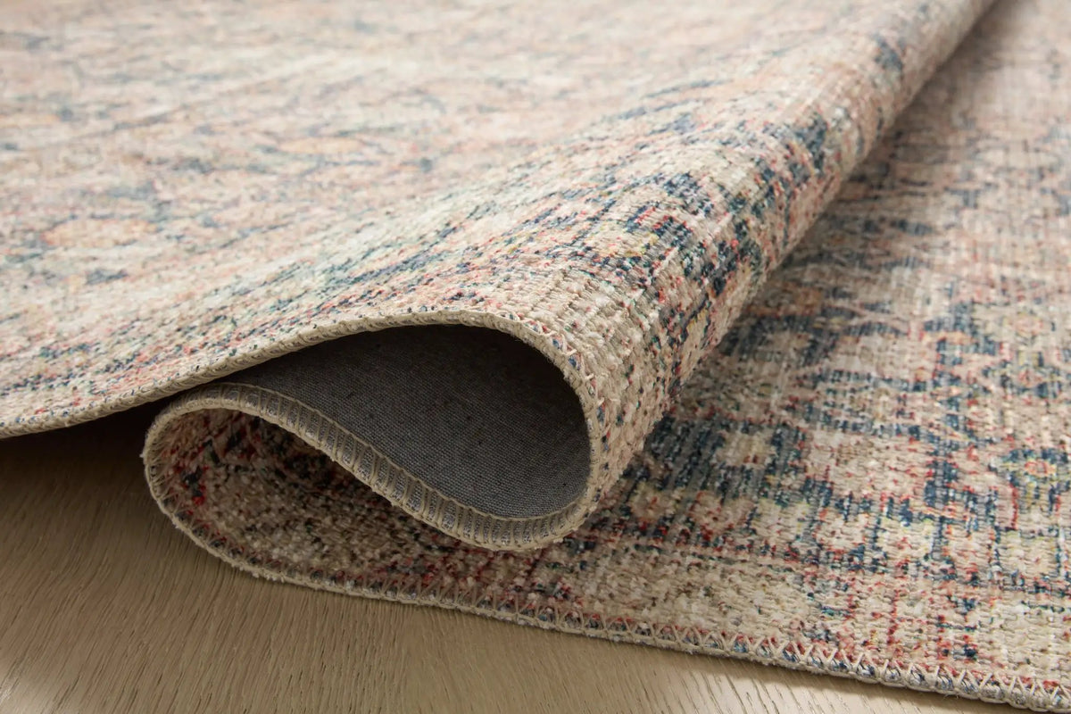 Aubrey AUB-01 Navy / Multi Area Rug by Angela Rose x Loloi