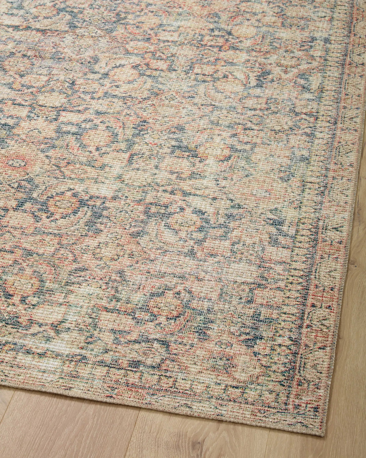 Aubrey AUB-01 Navy / Multi Area Rug by Angela Rose x Loloi