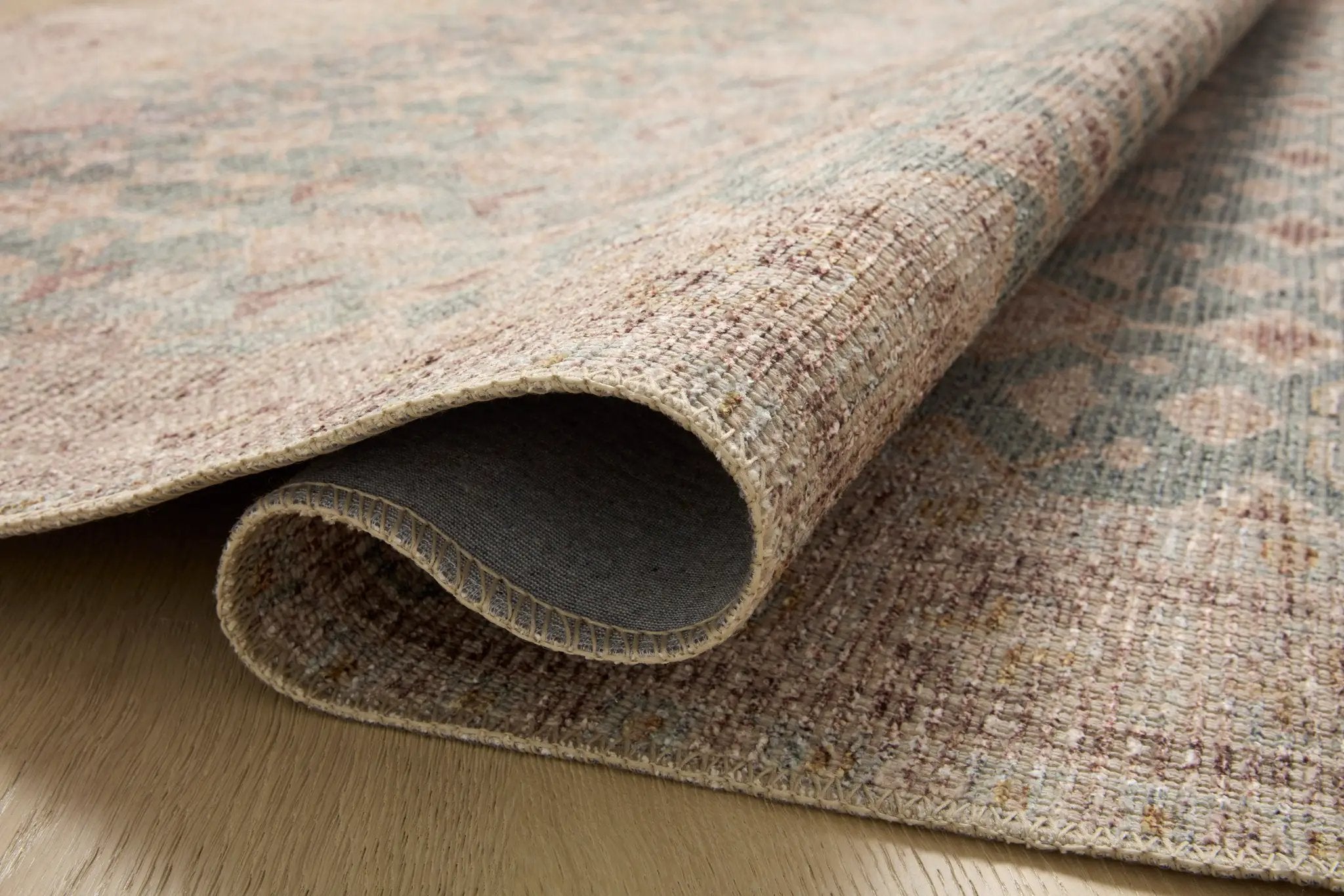 Aubrey AUB-02 Aqua / Sand Area Rug by Angela Rose x Loloi