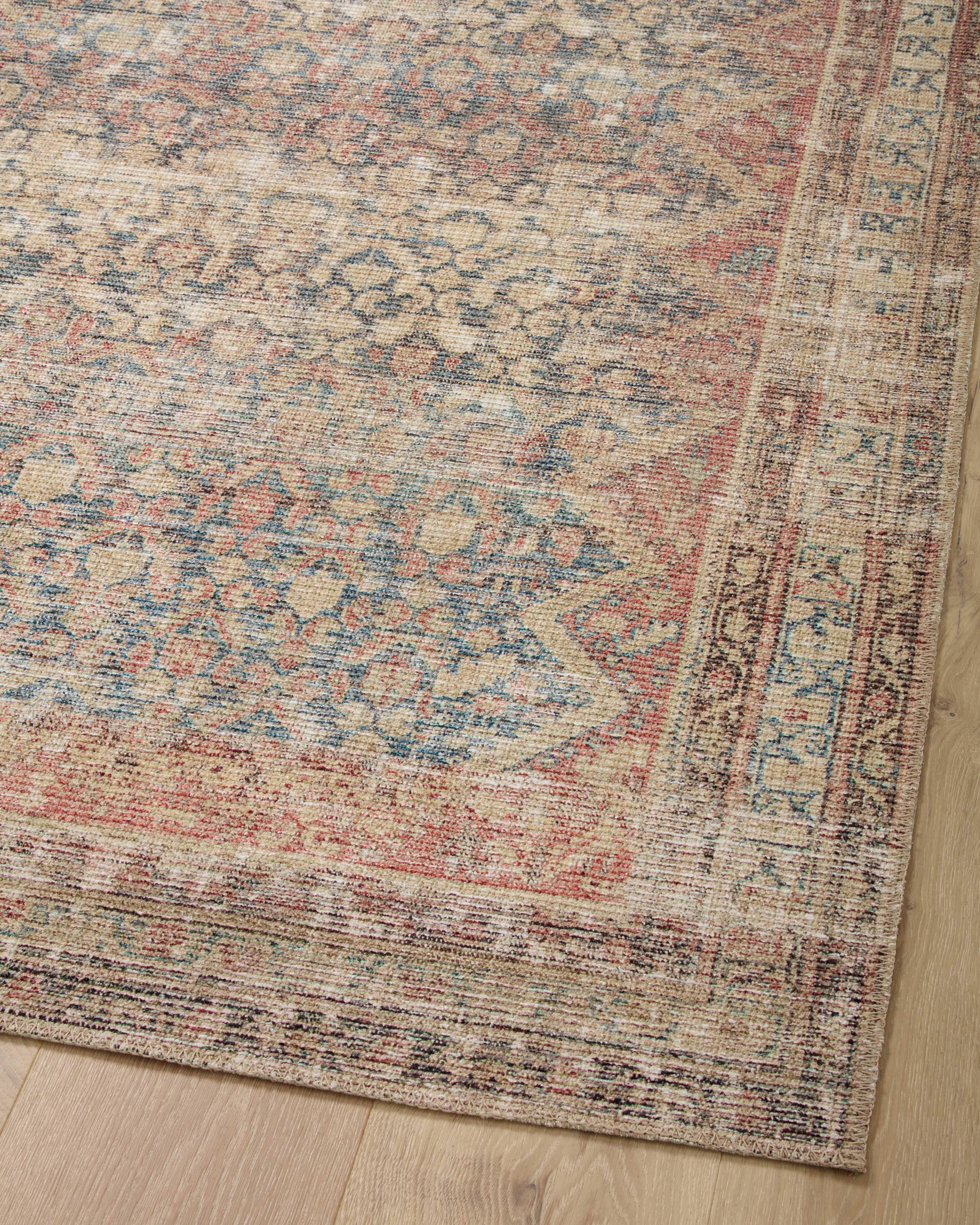 Angela Rose x Loloi Aubrey AUB-03 Ocean / Spice Area Rug