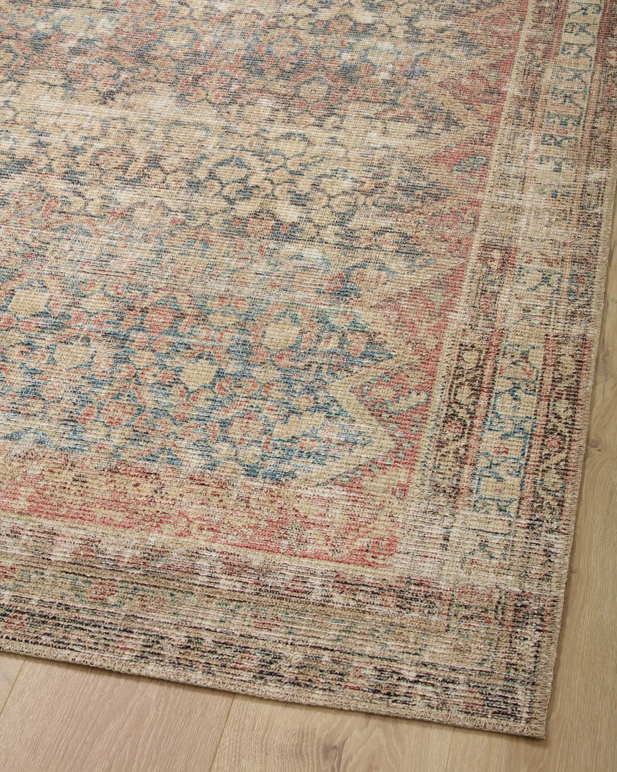 Aubrey AUB-03 Ocean / Spice Area Rug by Angela Rose x Loloi