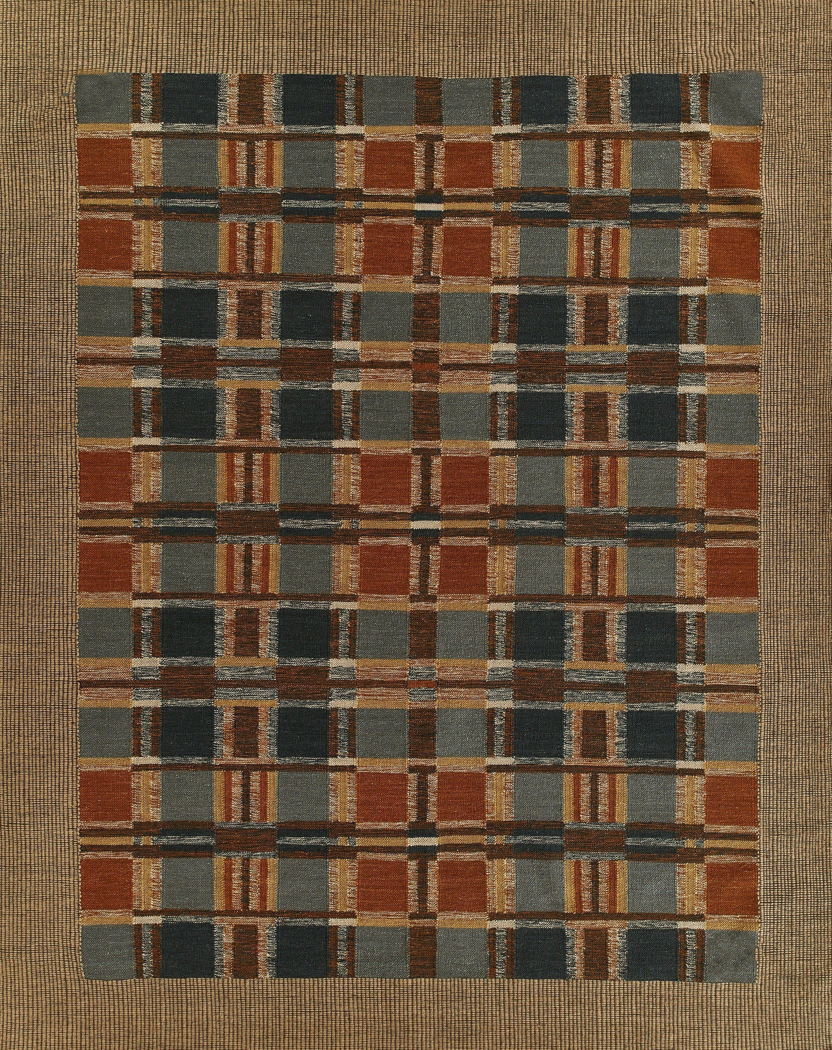 Momeni Adobe ADO-3 Blue Hand Woven Area Rug