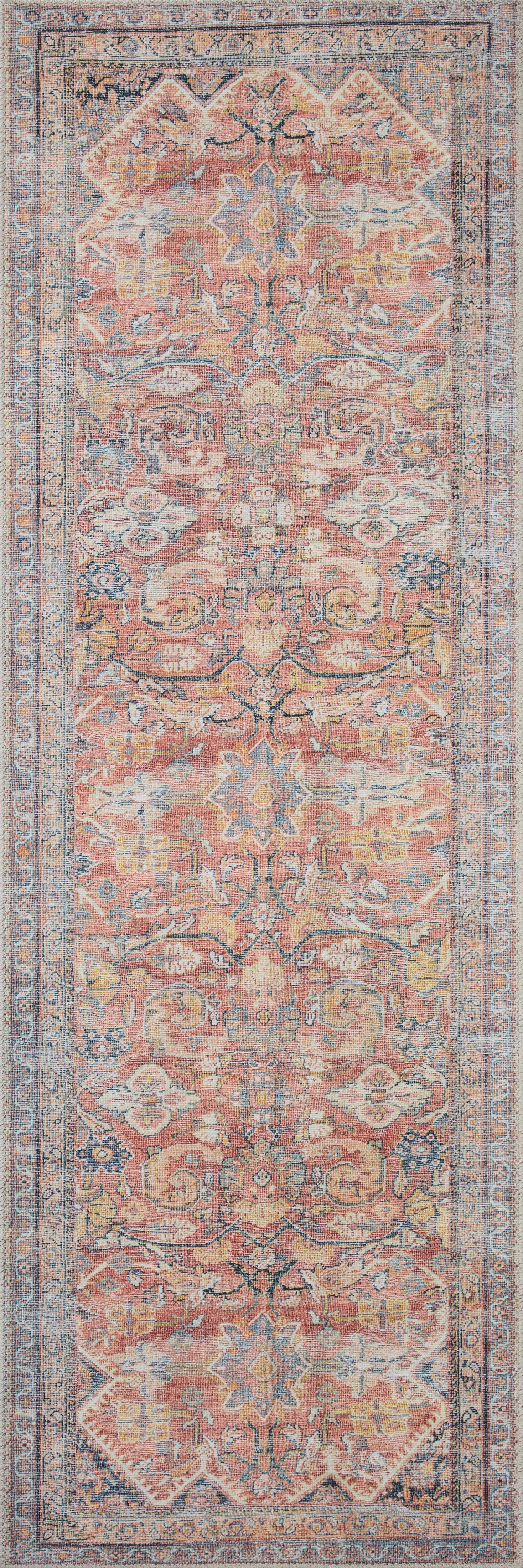 Loloi Adrian ADR-02 Rust / Denim Area Rug