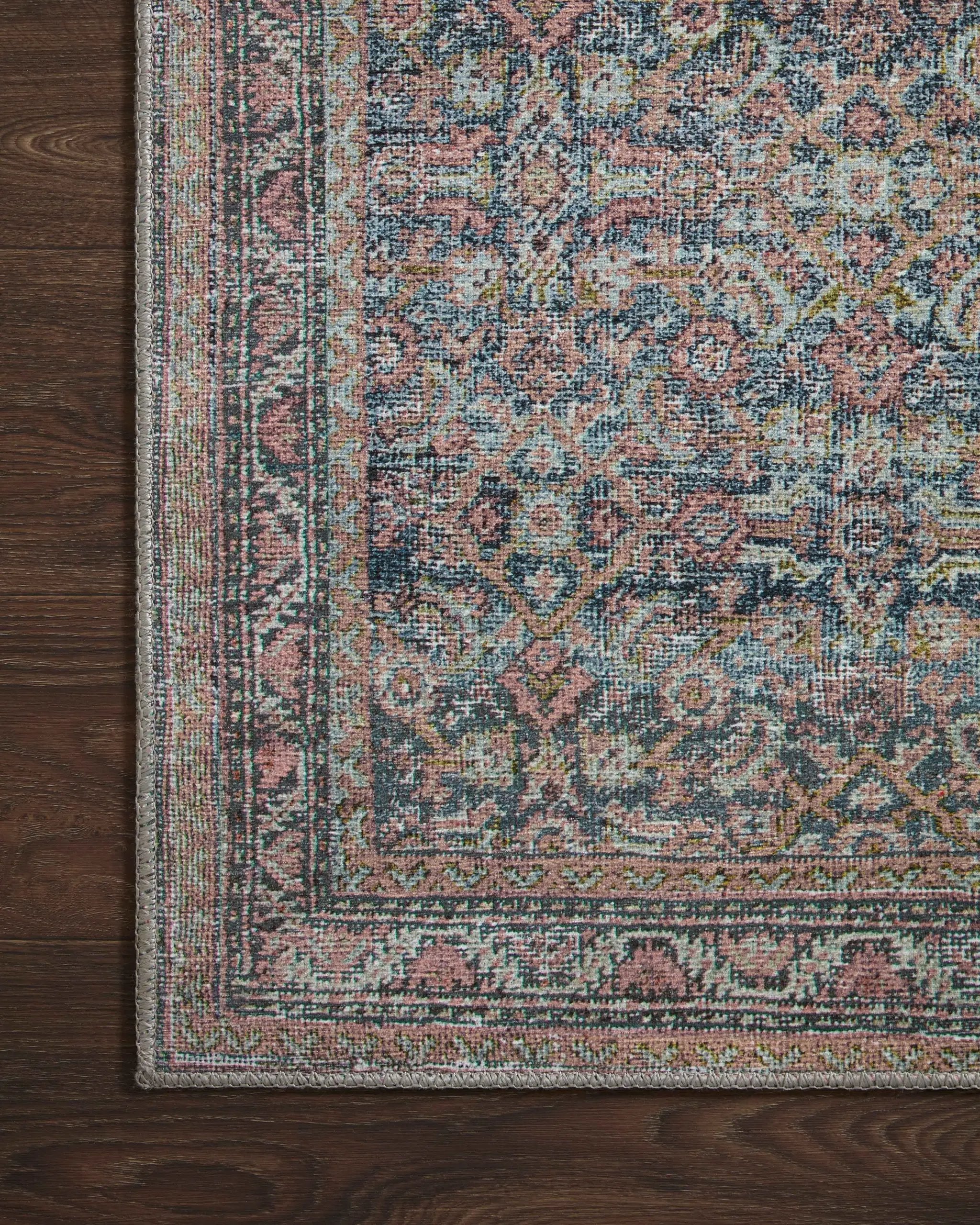 Adrian ADR-04 Denim / Multi Area Rug by Loloi